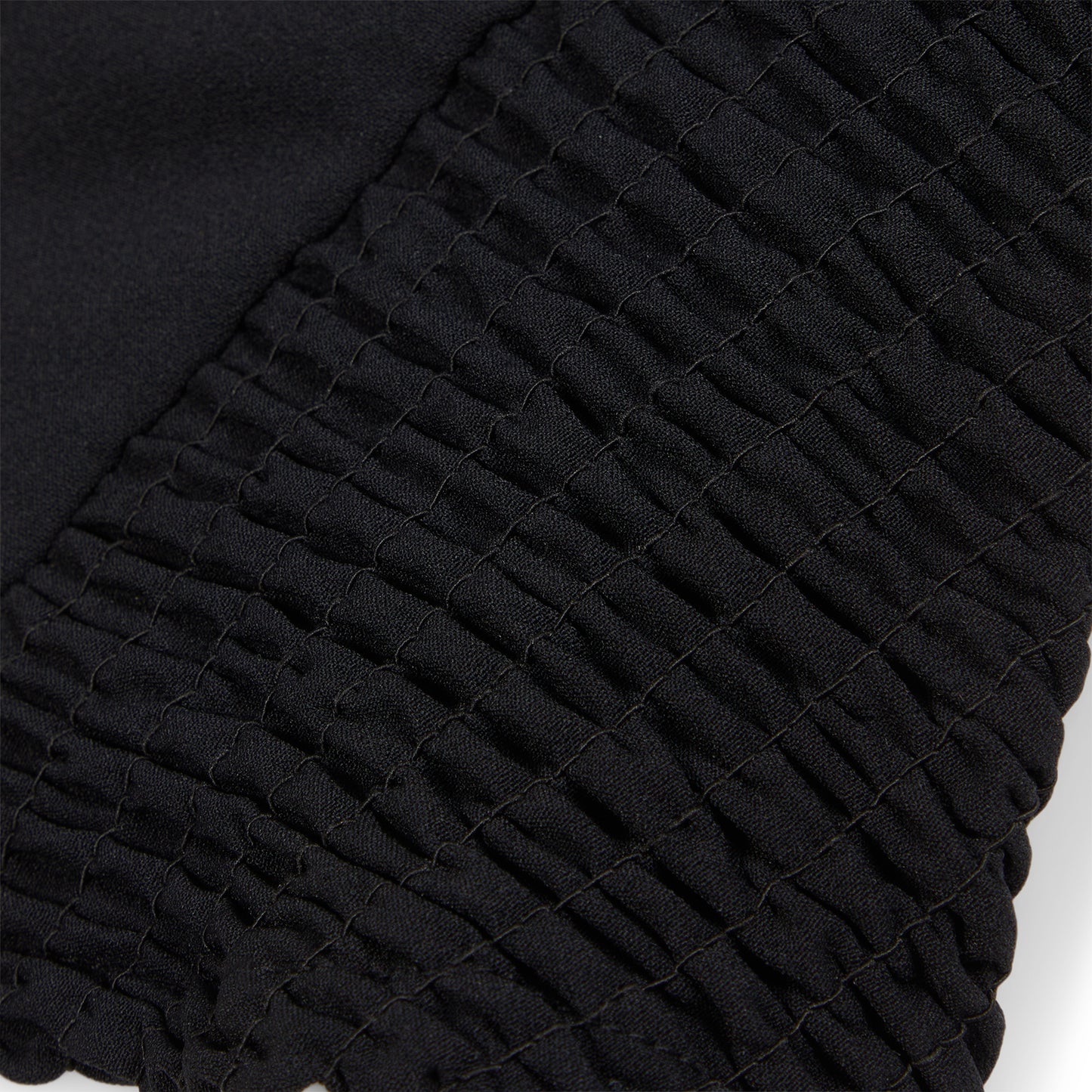 Danielle Guizio Apolline Smocked Jacket (Black)