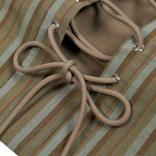 Danielle Guizio Carine Halter Top (Brown)