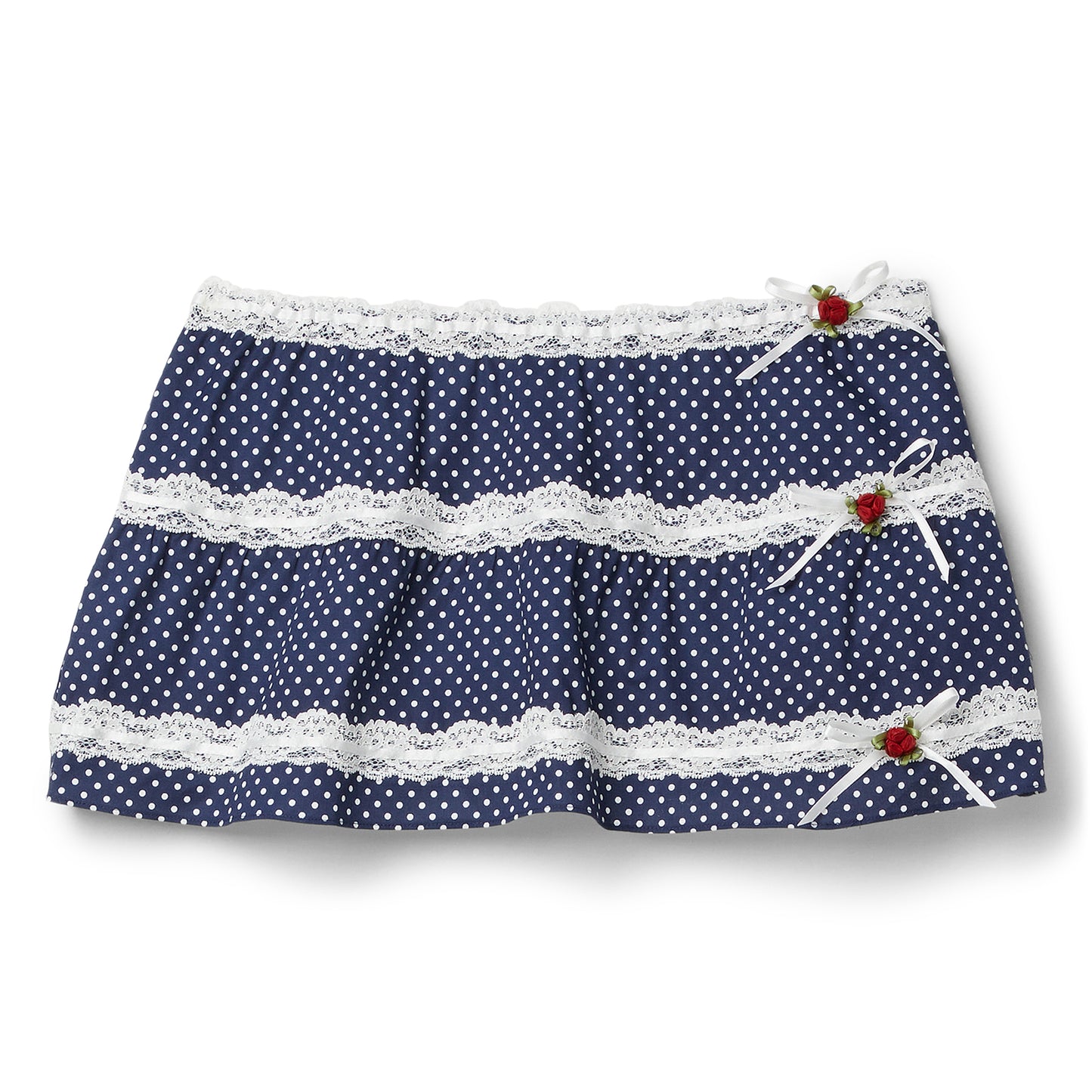 Danielle Guizio Simone Mini Skirt (Navy/White)