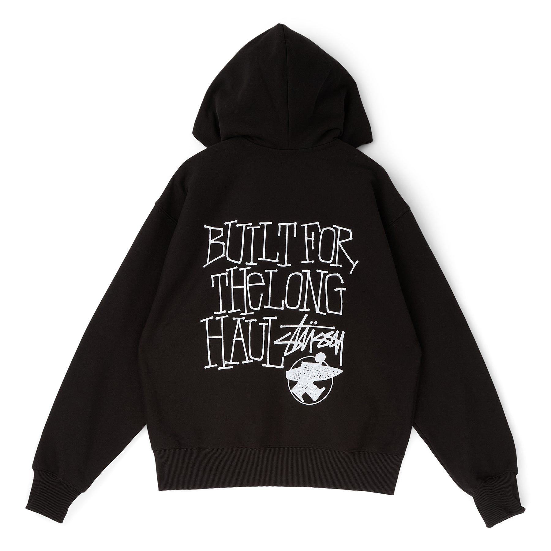 Stussy Long Haul Zip Hood (Black) – CNCPTS