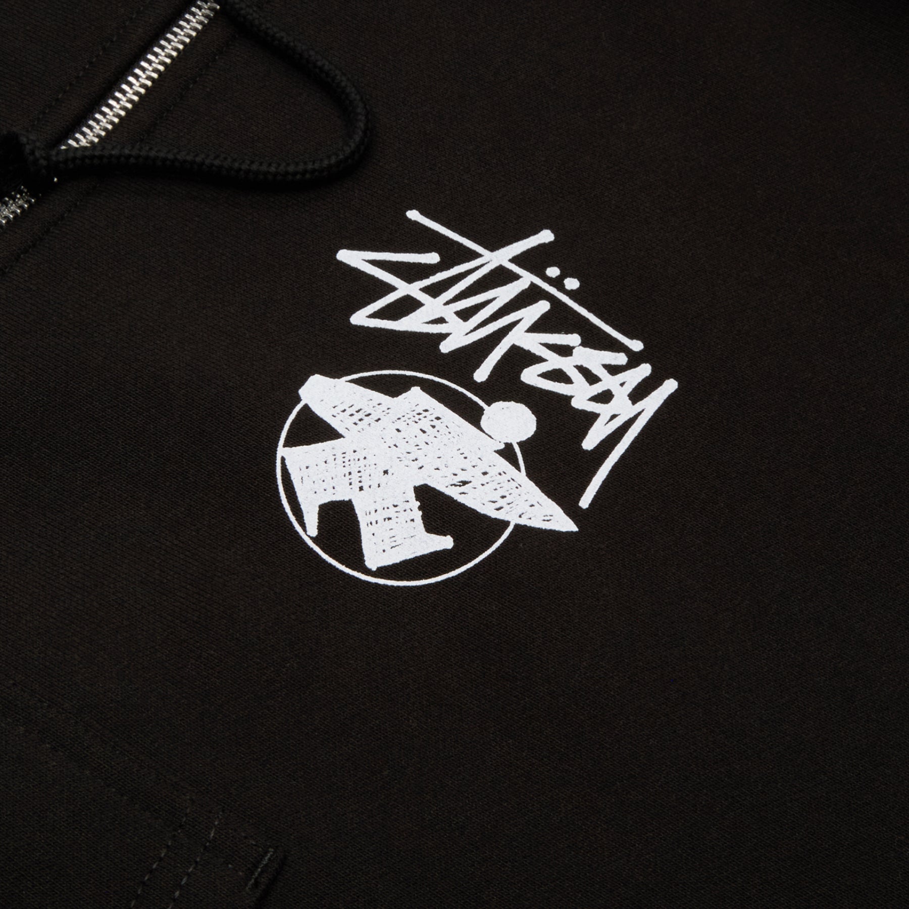 Stussy Long Haul Zip Hood (Black) – CNCPTS