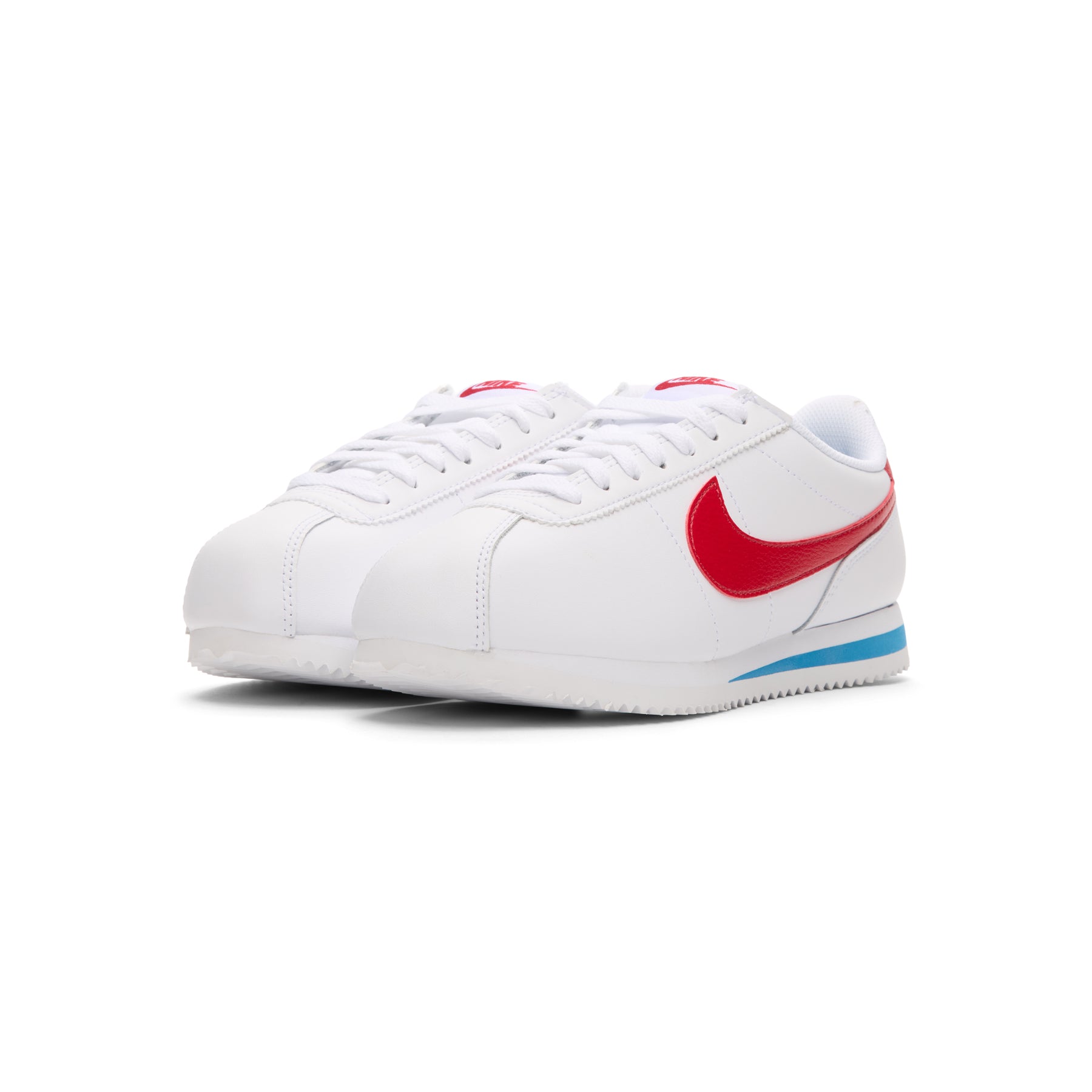 Nike Womens Cortez Leather (White/Varsity Red/Varsity Blue)