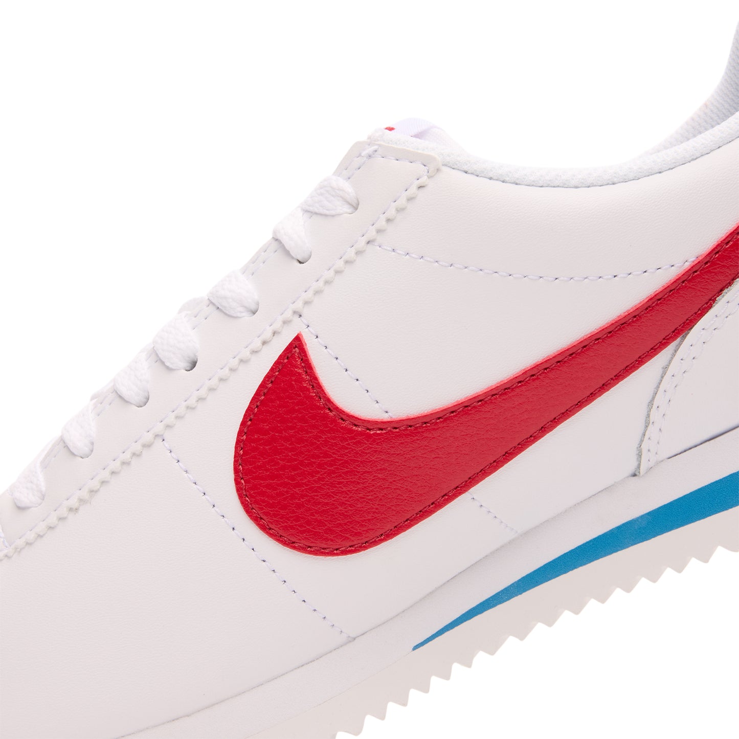 Nike Womens Cortez Leather (White/Varsity Red/Varsity Blue)
