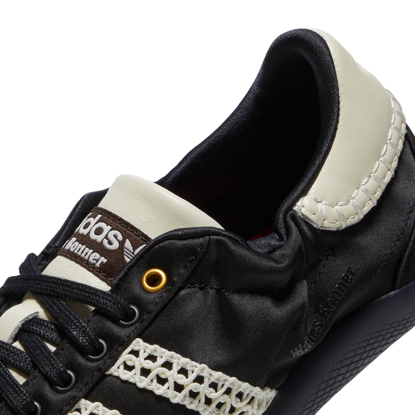 adidas Wales Bonner Karintha Lo Satin (Core Black/Dark Brown/Crew White)
