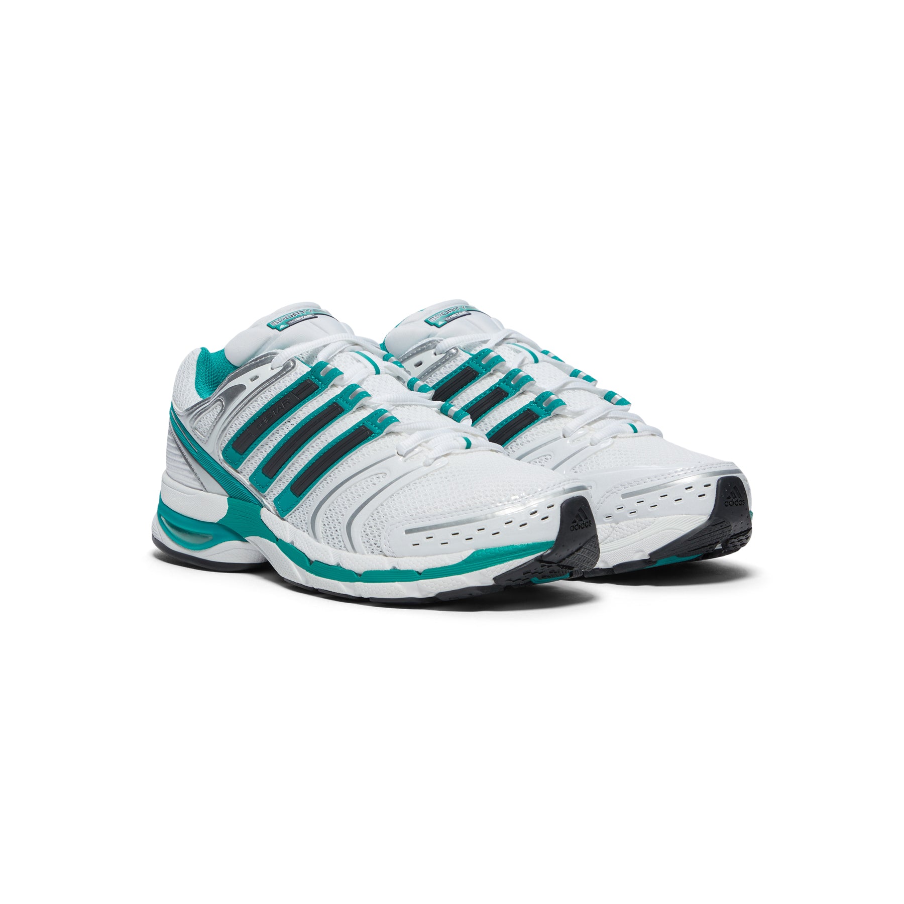 adidas x Sporty & Rich Adistar Control 5 (Cloud White/Carbon/Pure Teal