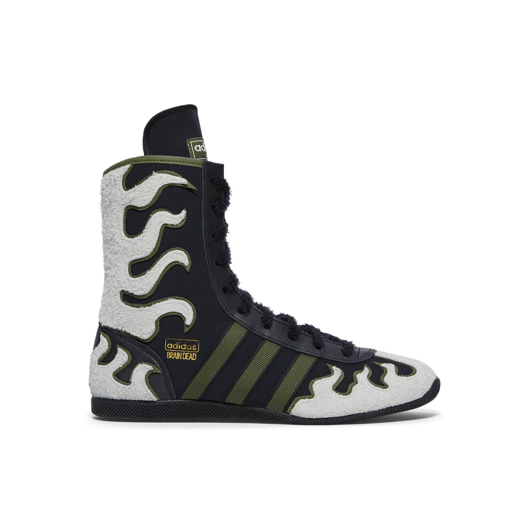 adidas x Brain Dead Japan HI (Core Black/Crystal White/Gold Metallic)
