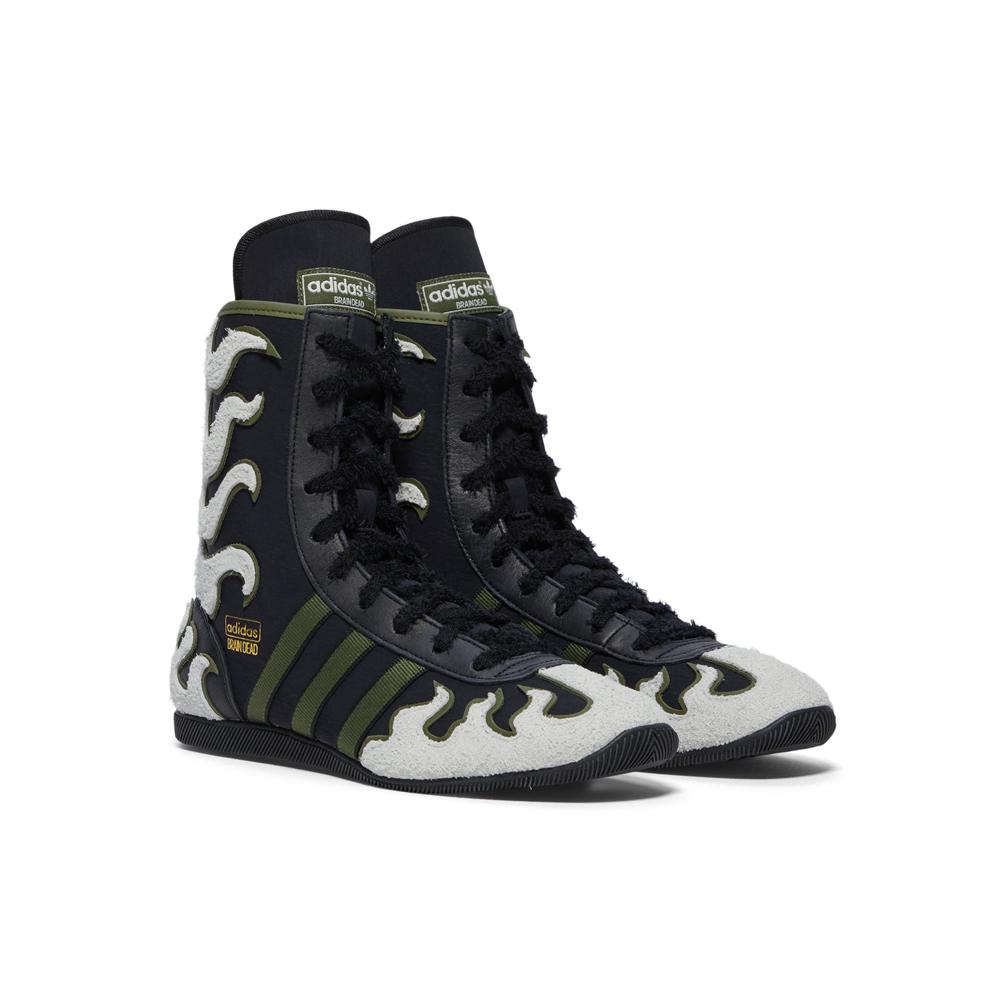 adidas x Brain Dead Japan HI (Core Black/Crystal White/Gold Metallic)