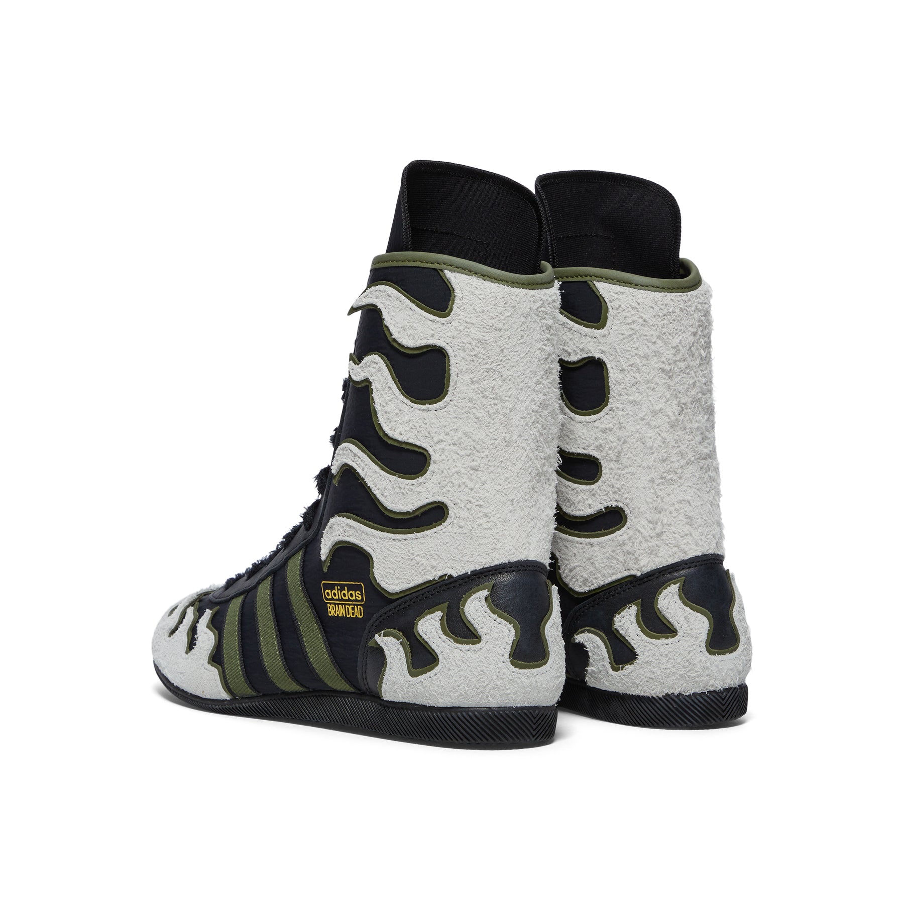 adidas x Brain Dead Japan HI (Core Black/Crystal White/Gold Metallic)