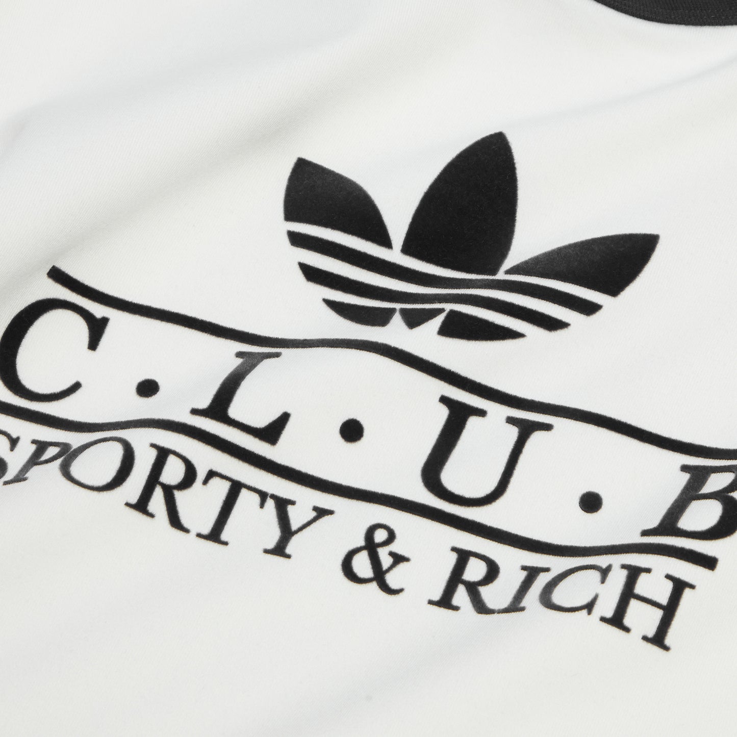 Sporty & Rich x adidas T Shirt (Core White/Night Navy)