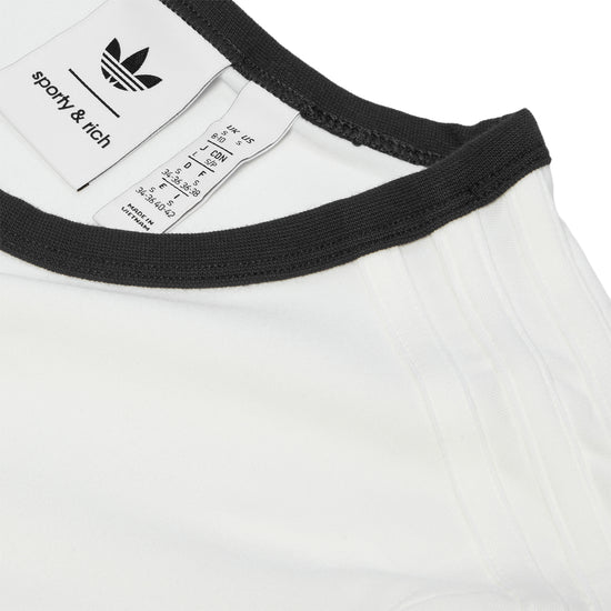 Sporty & Rich x adidas T Shirt (Core White/Night Navy)
