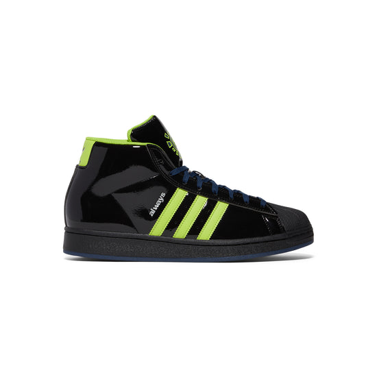 adidas Pro Model ADV x Always (Core Black/Semi Solar Slime/Collegiate Navy)