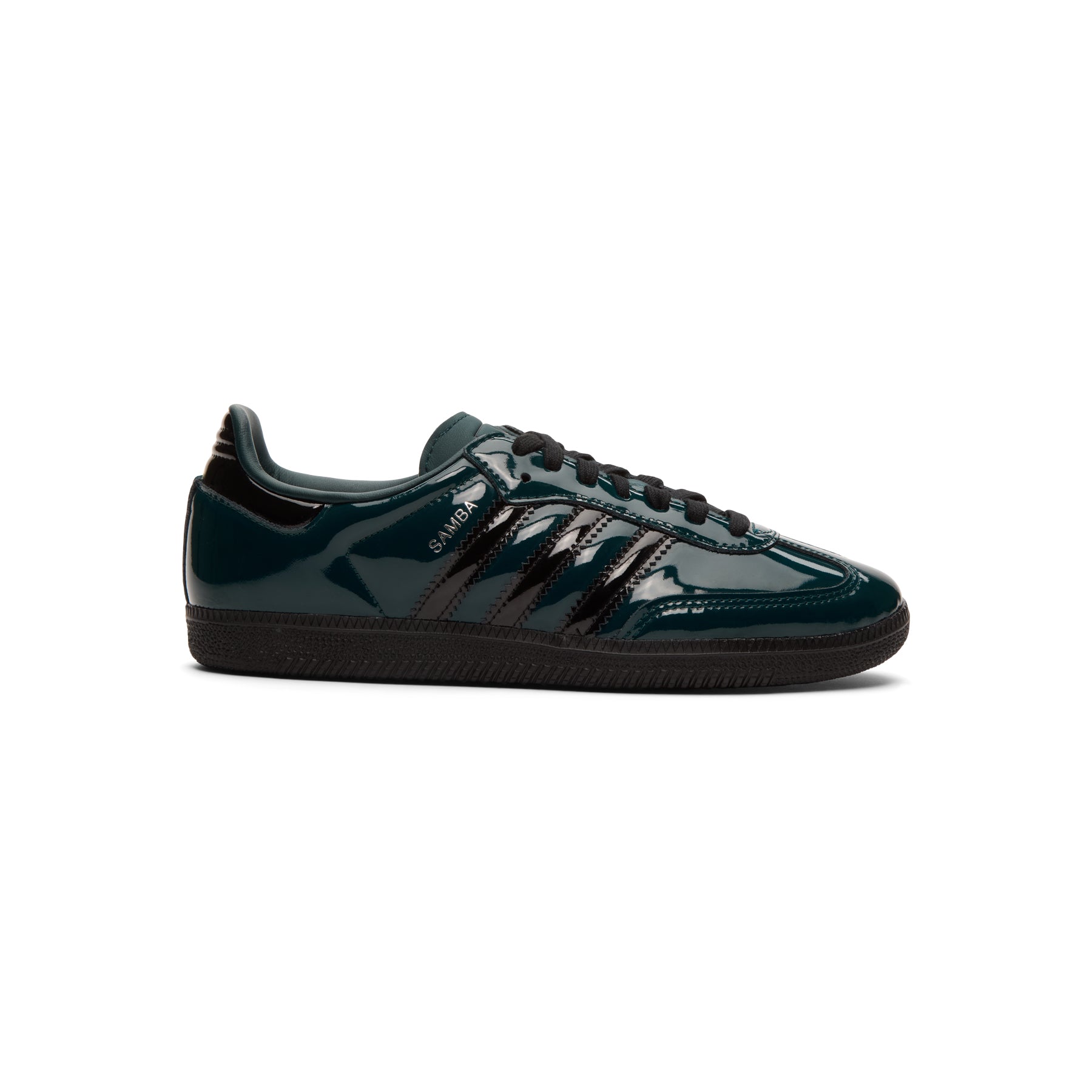 adidas Womens Samba (Aurora Ivy/Core Black/Silver Metallic)