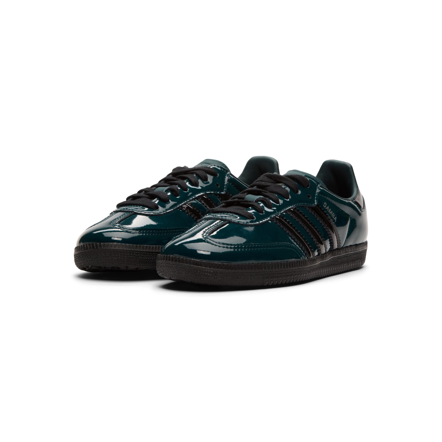 adidas Womens Samba (Aurora Ivy/Core Black/Silver Metallic)