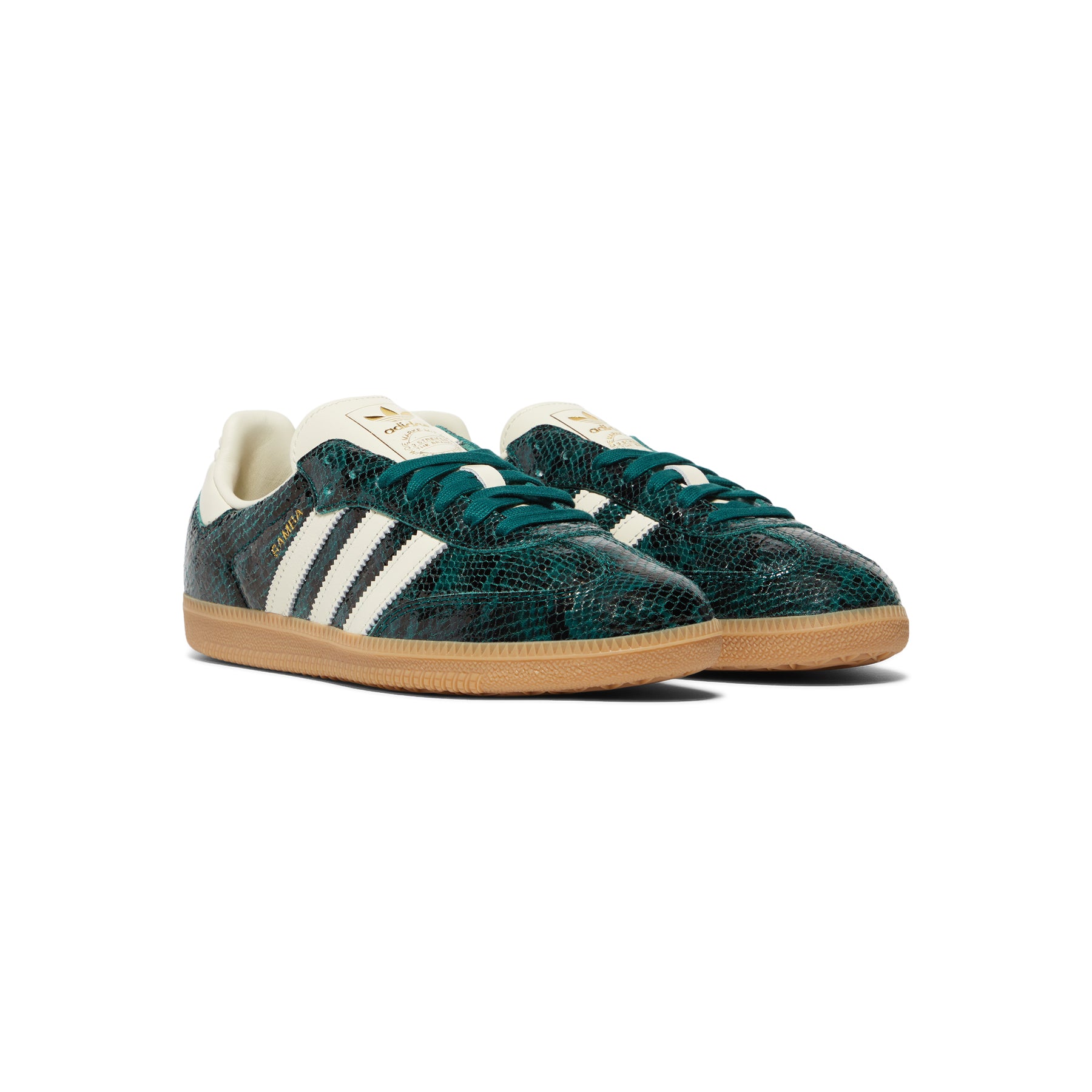 adidas Womens Samba OG (Cream White/Collegiate Green)