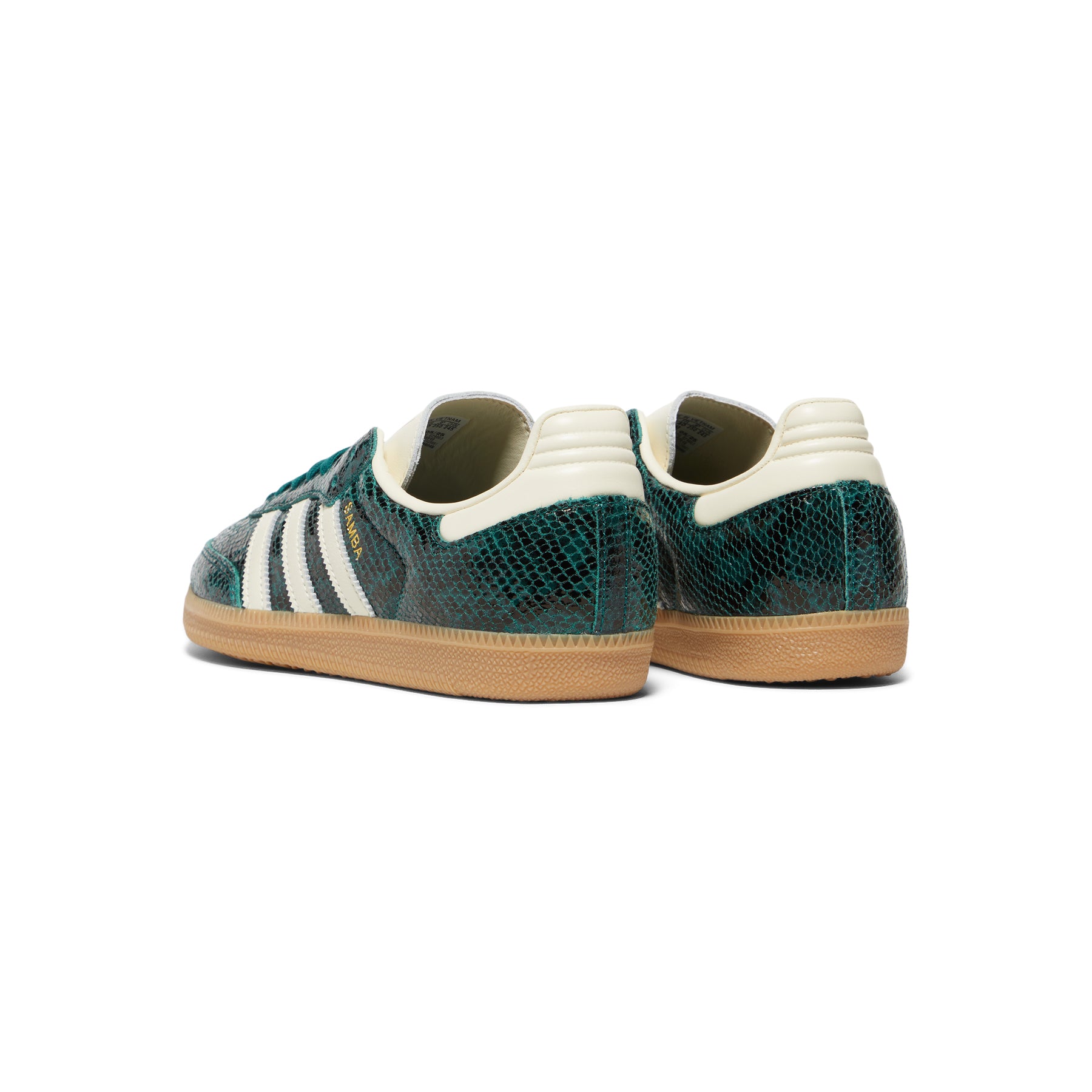 adidas Womens Samba OG (Cream White/Collegiate Green)