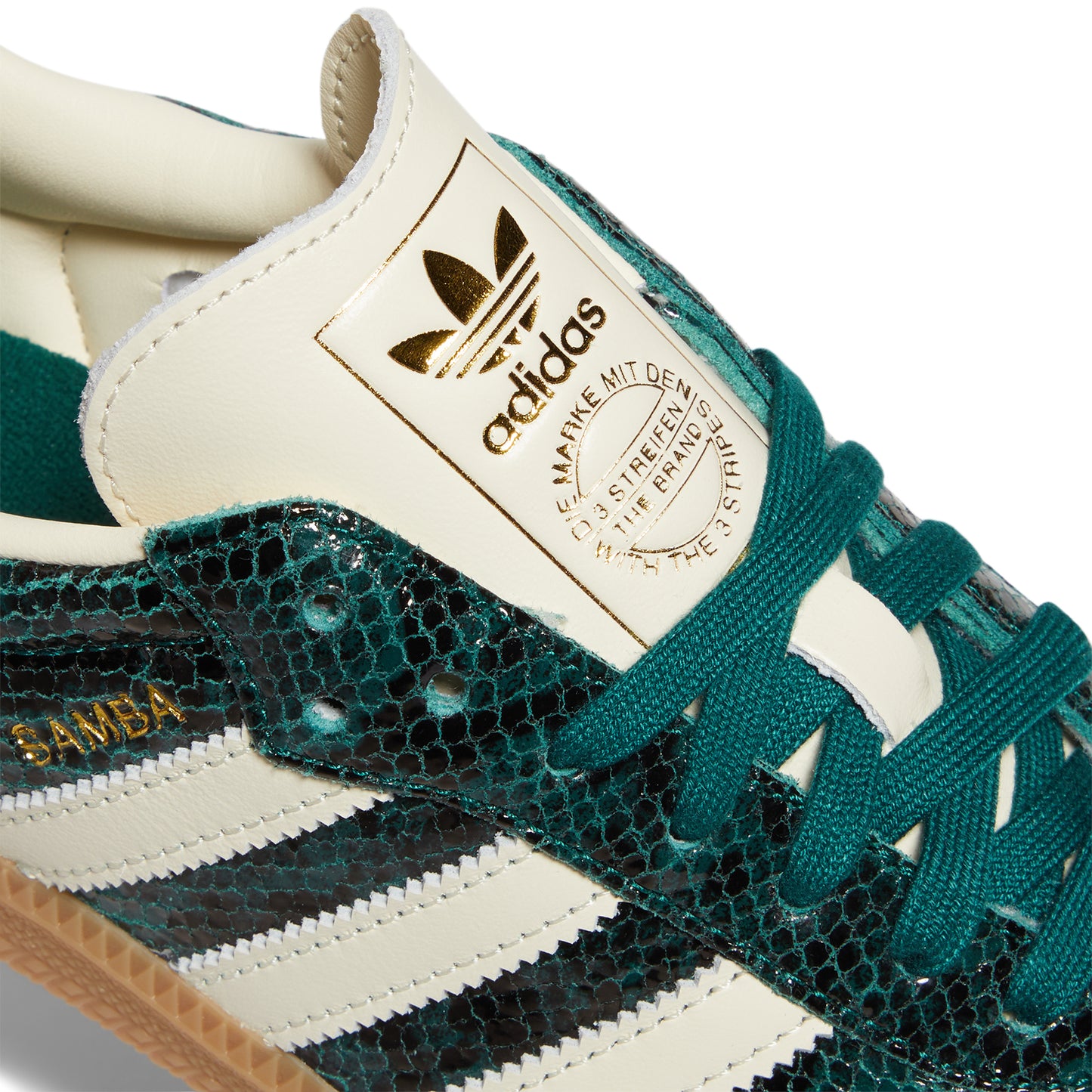 adidas Womens Samba OG (Cream White/Collegiate Green)
