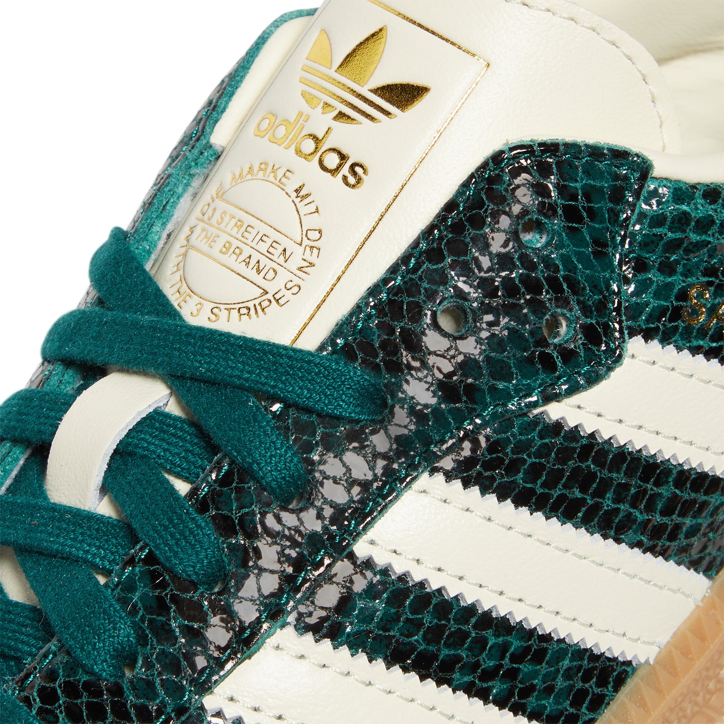 adidas Womens Samba OG (Cream White/Collegiate Green)