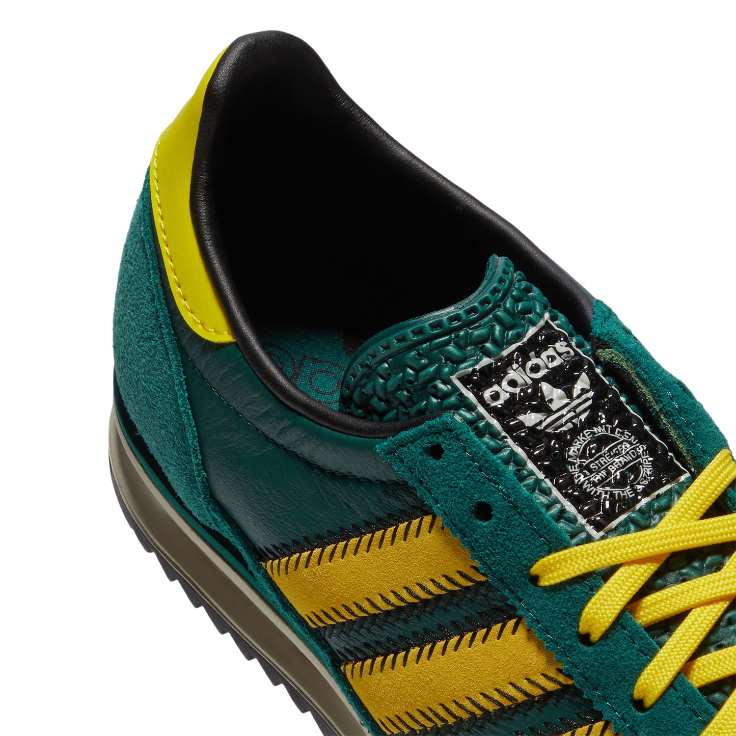 adidas Womens SL 72 OG (Collegiate Green/Yellow/Core Black)