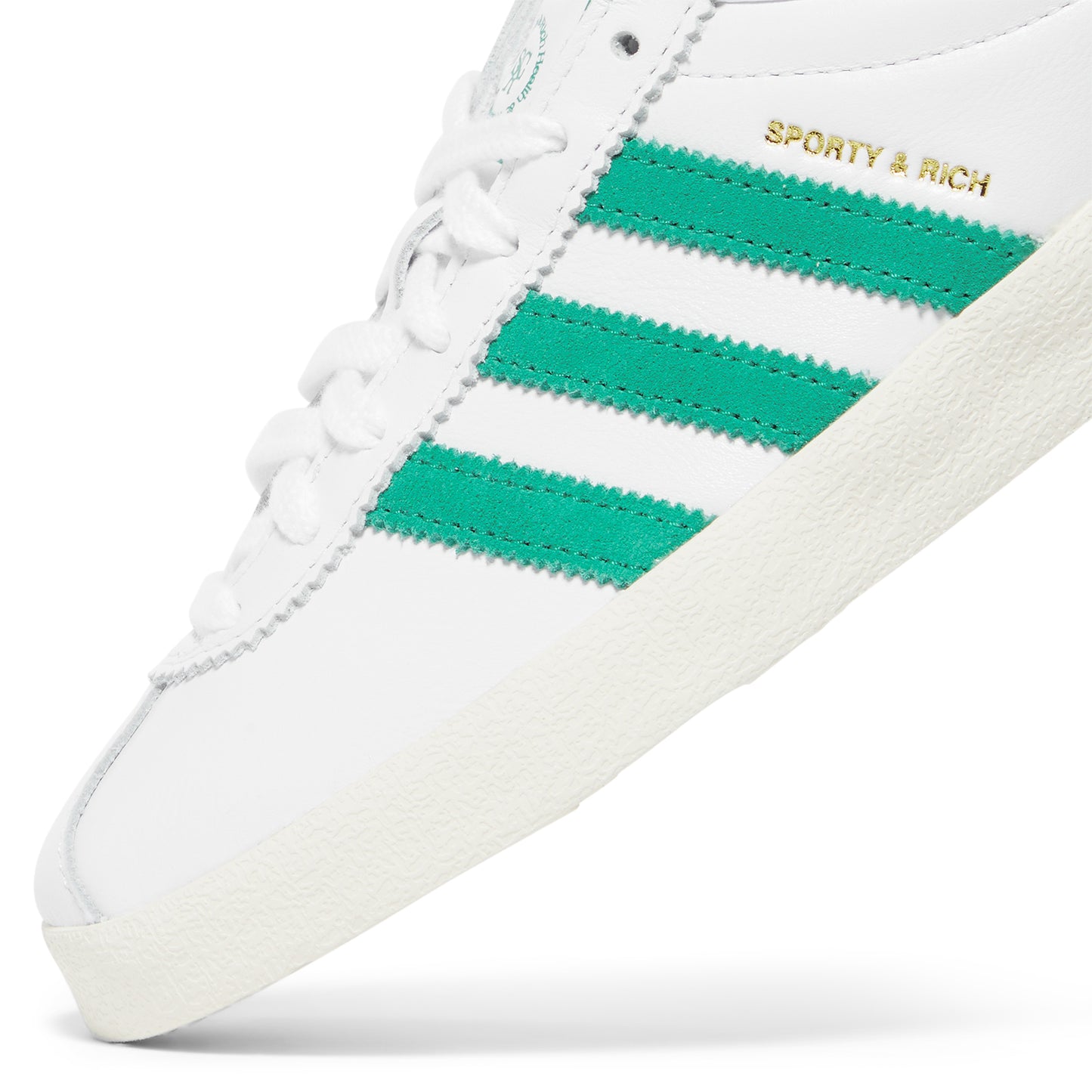 Sporty & Rich x adidas Blanc Sneakers (Cloud White/Off White/Court Green)
