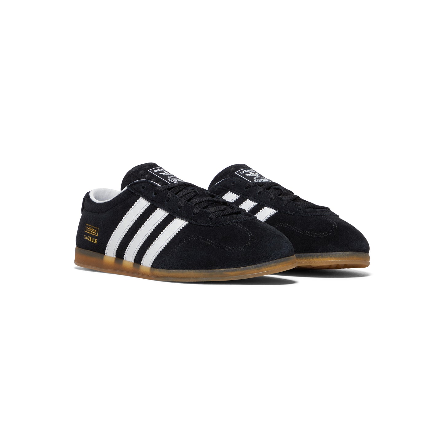 adidas Womens Gazelle Lo Pro (Core Black/Cloud White/Gum)