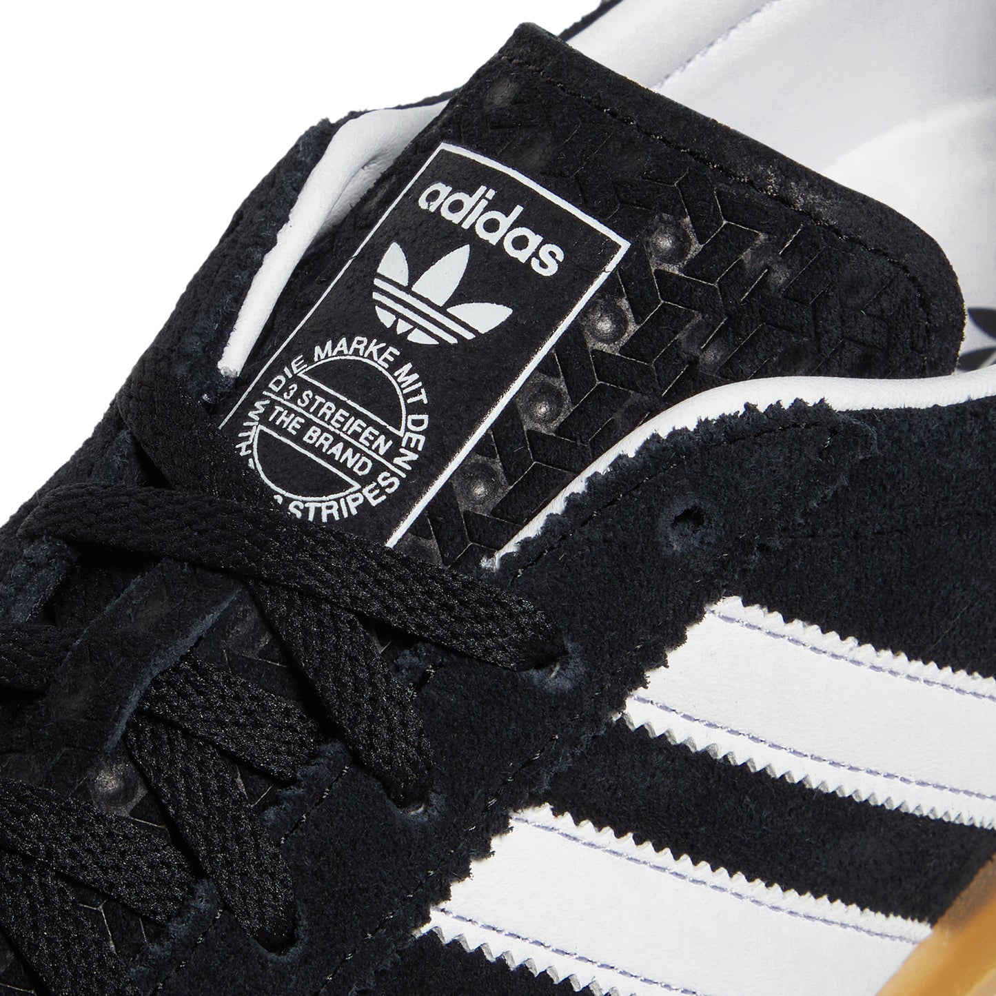 adidas Womens Gazelle Lo Pro (Core Black/Cloud White/Gum)