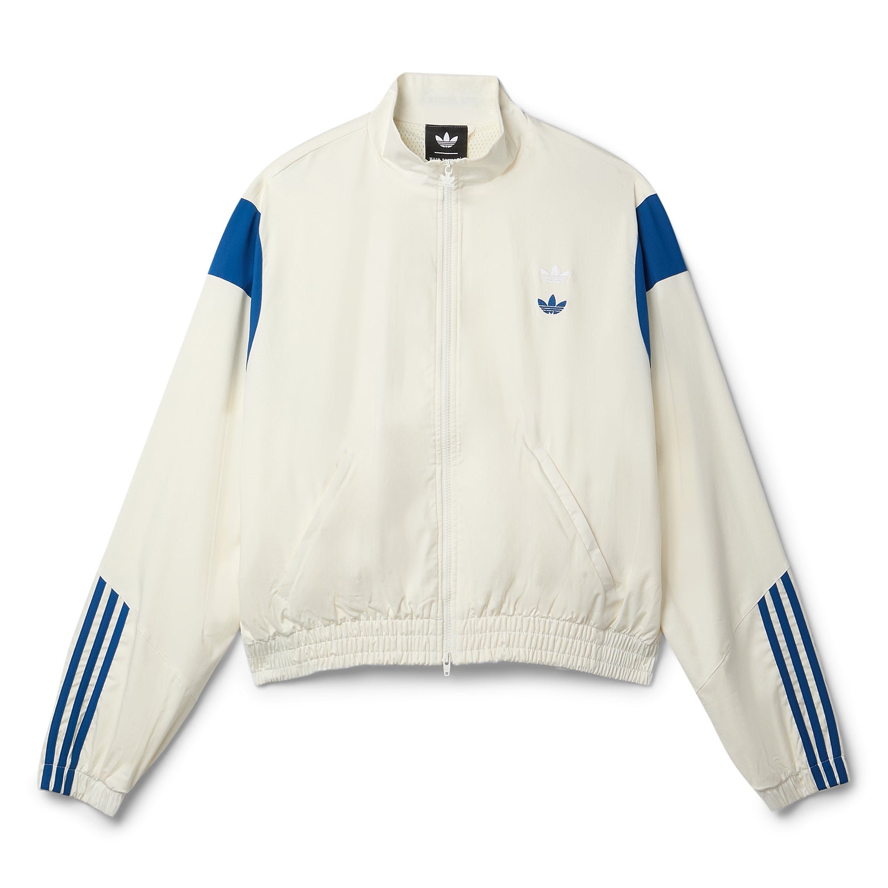 adidas Poplin Track Top (Off White)