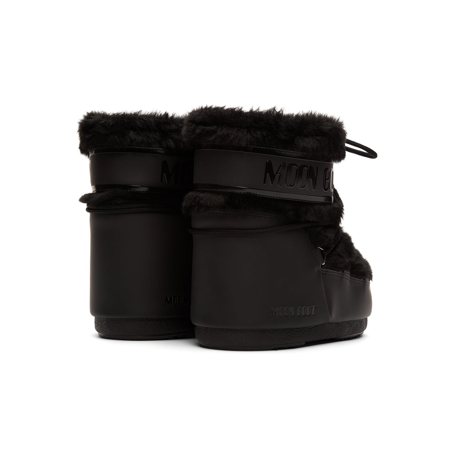 Tecnica Moon Boot Icon Low Faux Fur Boots (Black)
