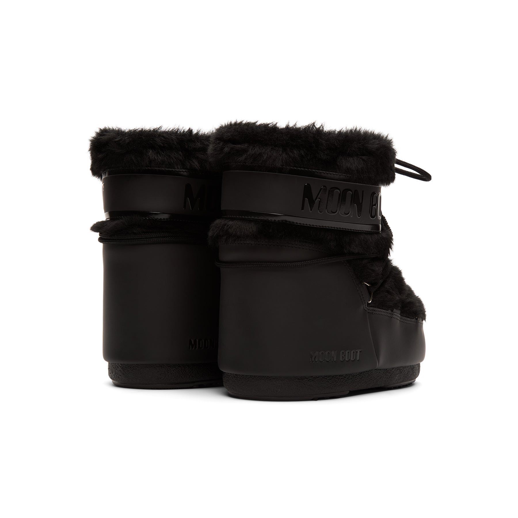 Tecnica Moon Boot Icon Low Faux Fur Boots (Black)