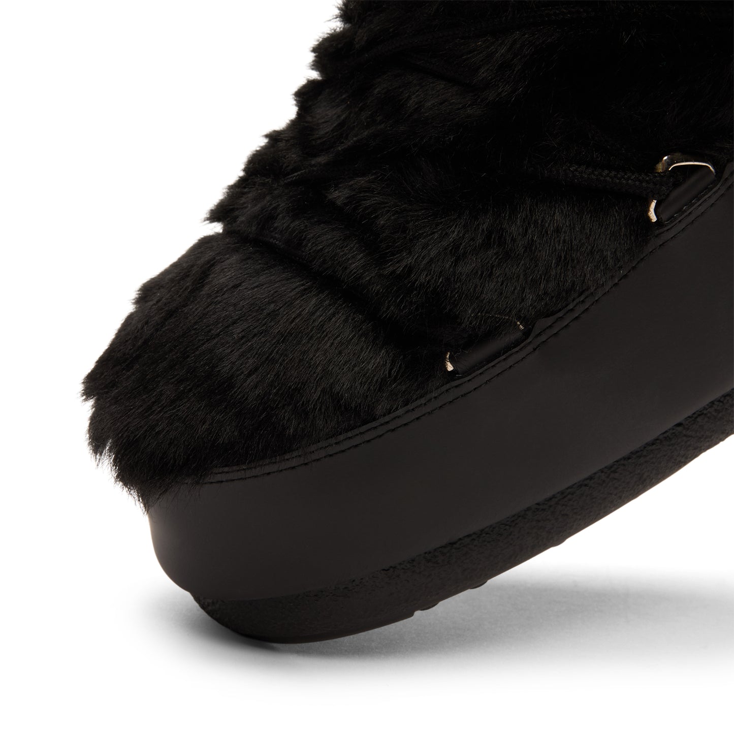 Tecnica Moon Boot Icon Low Faux Fur Boots (Black)