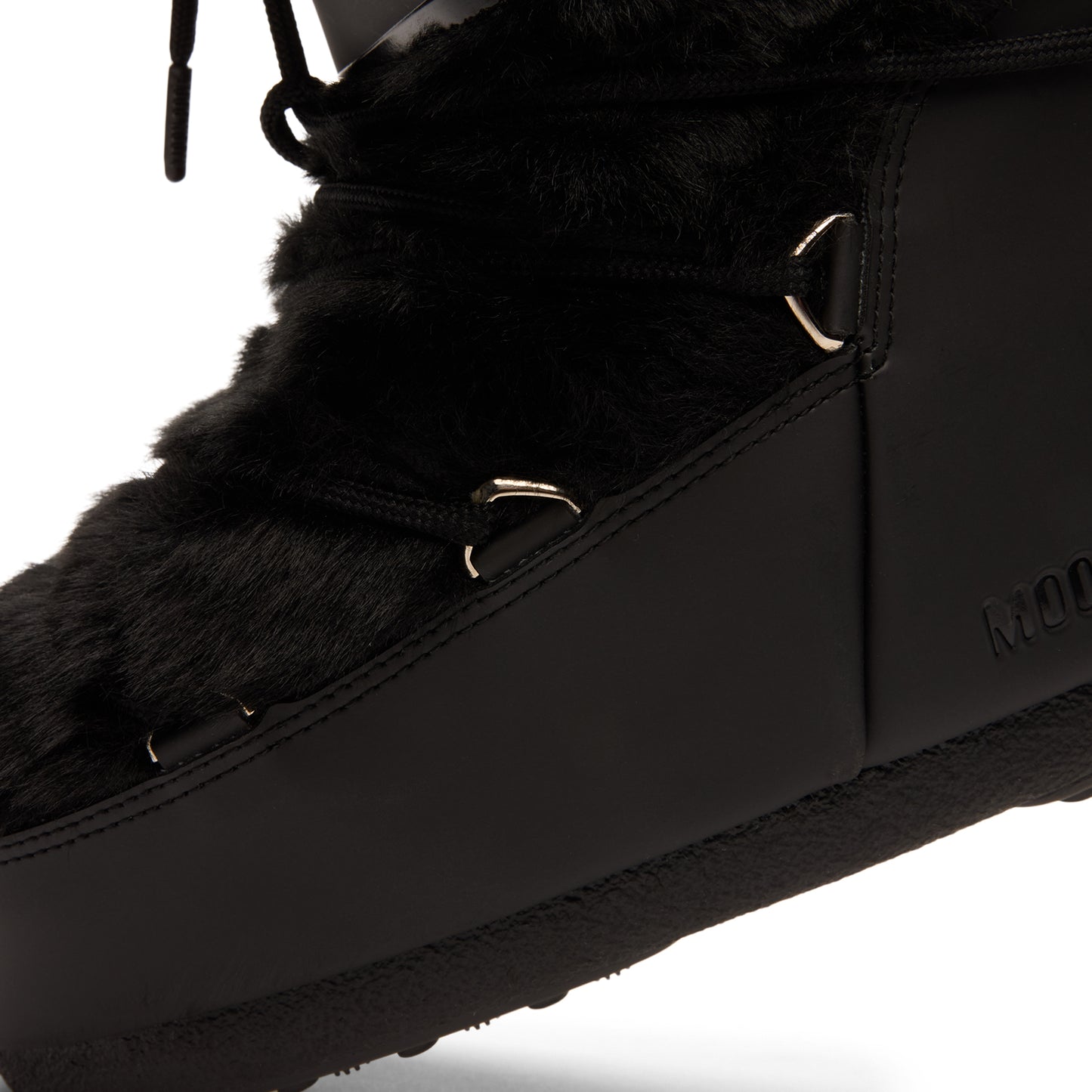 Tecnica Moon Boot Icon Low Faux Fur Boots (Black)