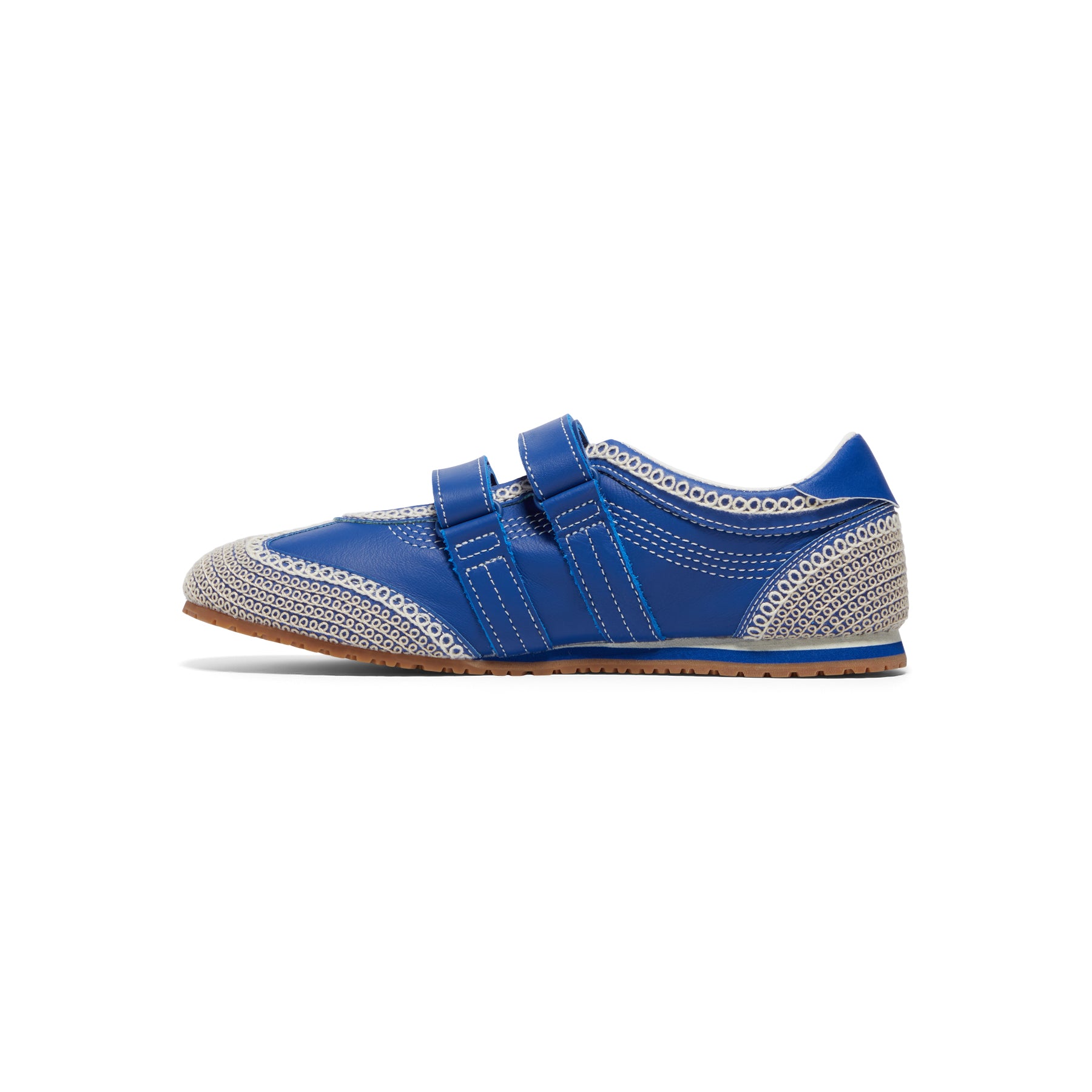 Vans Mary Jane Super Low Pro Slip-On LX (Embroidered Blue/Marshmallow)