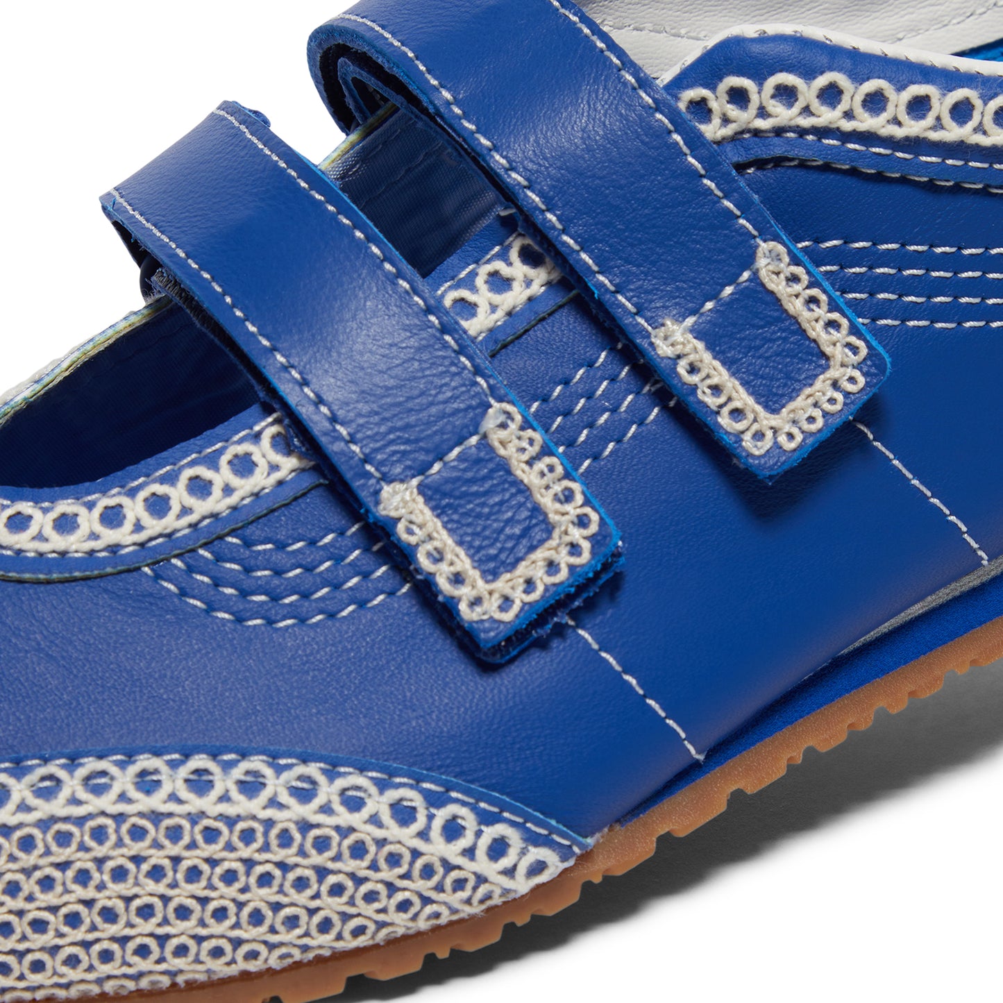 Vans Mary Jane Super Low Pro Slip-On LX (Embroidered Blue/Marshmallow)