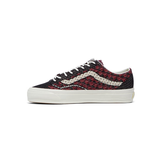 Vans LX Old Skool 36 (Geo Check Bordeaux Red)