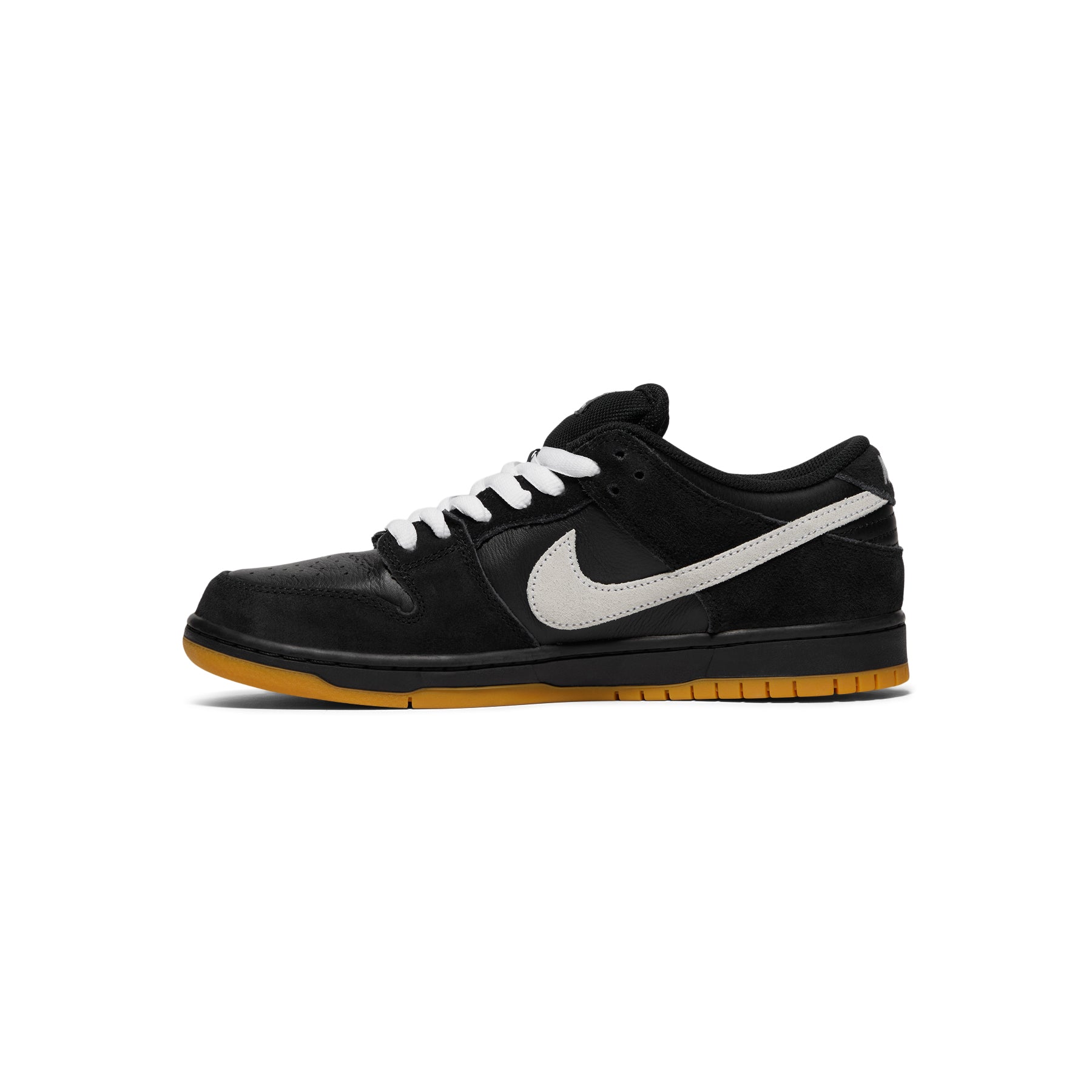 Nike SB Dunk Low Pro (Black/White/Gum light brown)