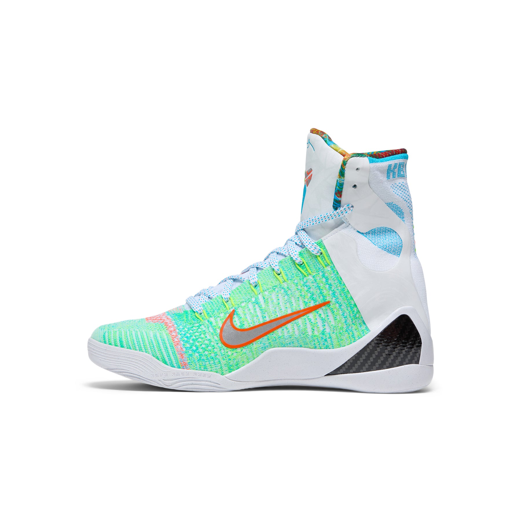 Nike Kobe IX Elite High Protro (White/Reflective silver/Chlorine)