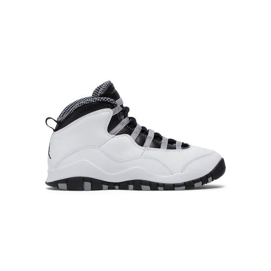 Nike Air Jordan 10 Retro Kids GS (White/Black/Light Steel Grey/Dark Powder Blue)