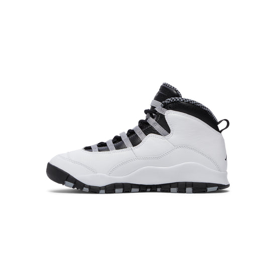 Nike Air Jordan 10 Retro Kids GS (White/Black/Light Steel Grey/Dark Powder Blue)