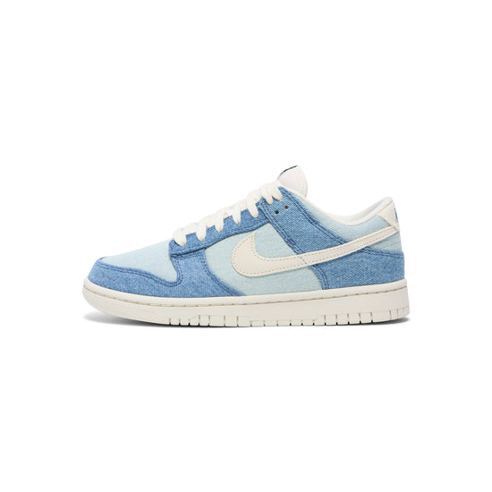 Nike Womens Dunk Low Denim (Smokey Blue/Pale Ivory/Denim Turq/Ochre)