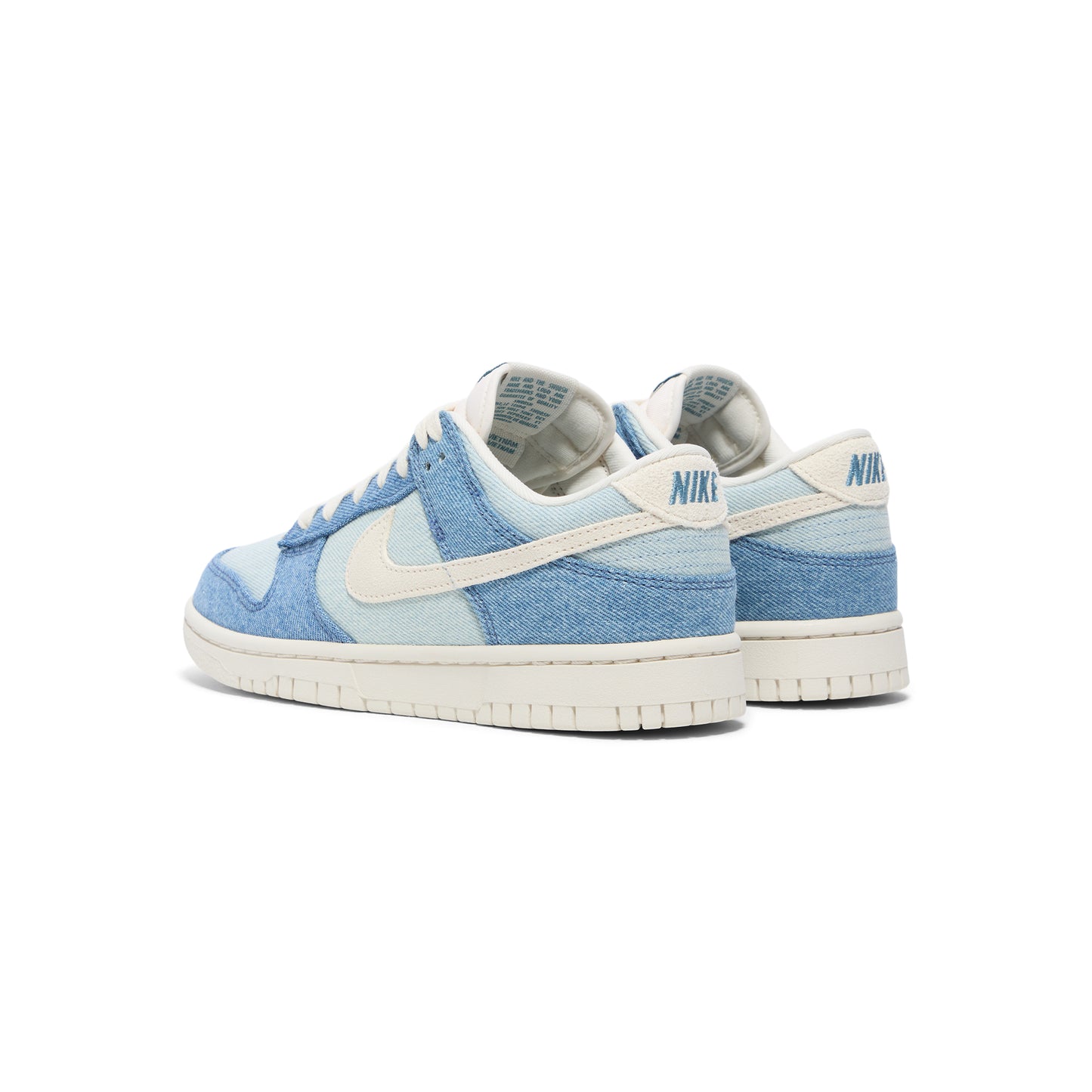 Nike Womens Dunk Low Denim (Smokey Blue/Pale Ivory/Denim Turq/Ochre)