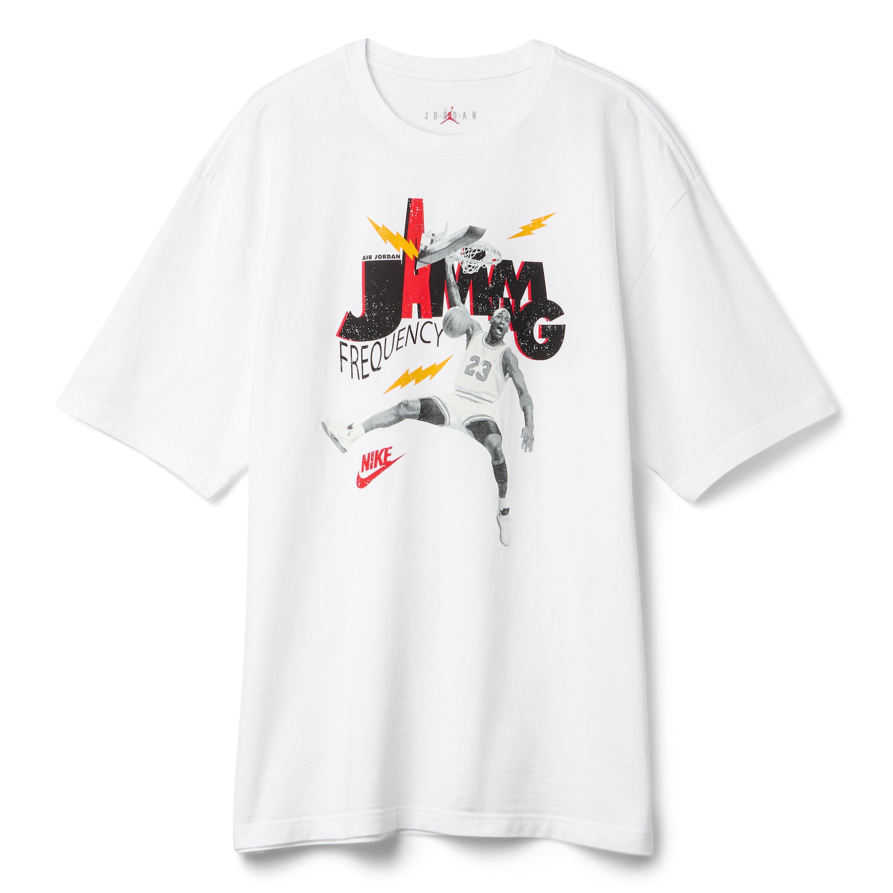 Air Jordan Nike Brand Jamming T-Shirt (White)