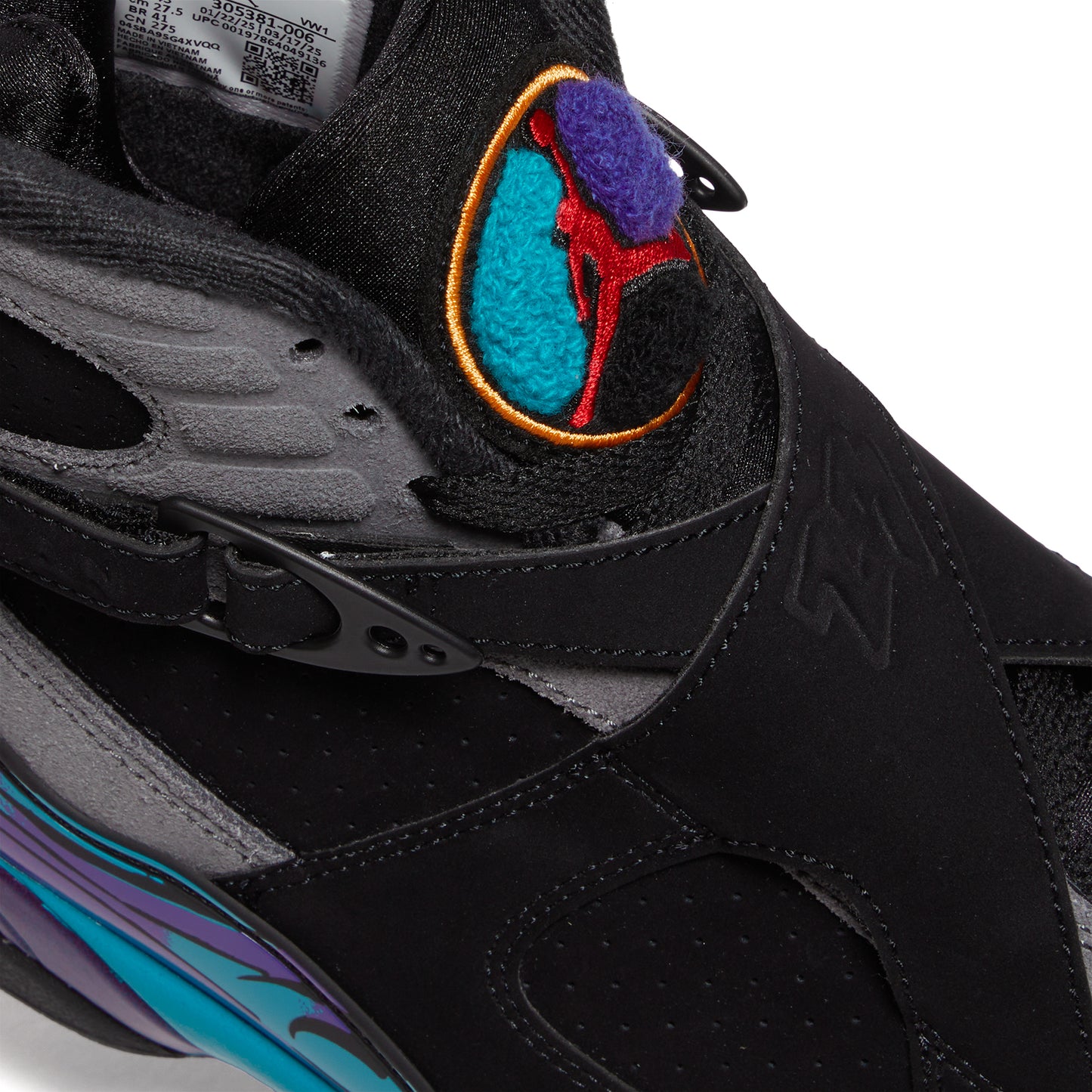 Air Jordan 8 Retro (Black/Multi Color)