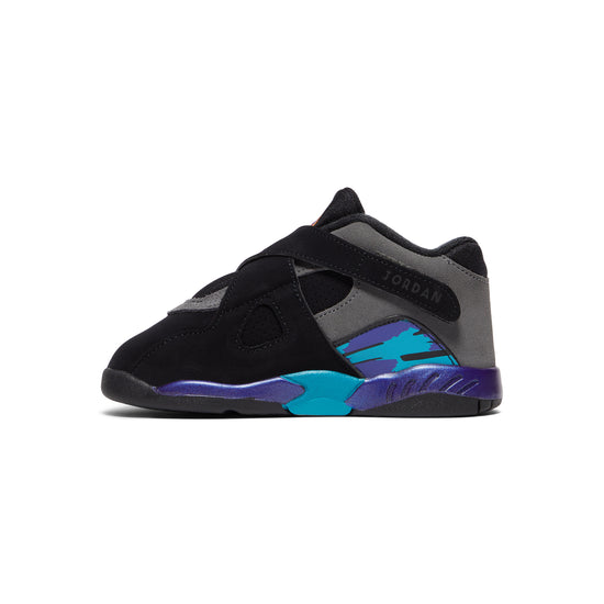 Air Jordan 8 Retro Kids TD (Black/Multi Color)