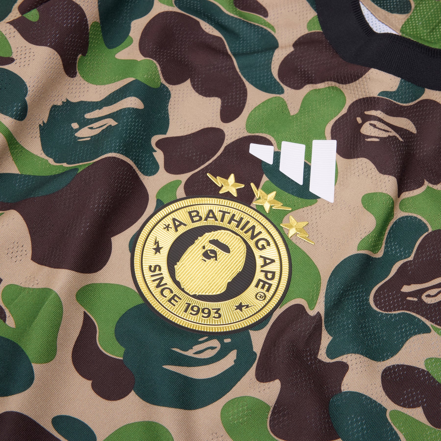 adidas BAPE Soccer Jersey (Crew Green) – CNCPTS