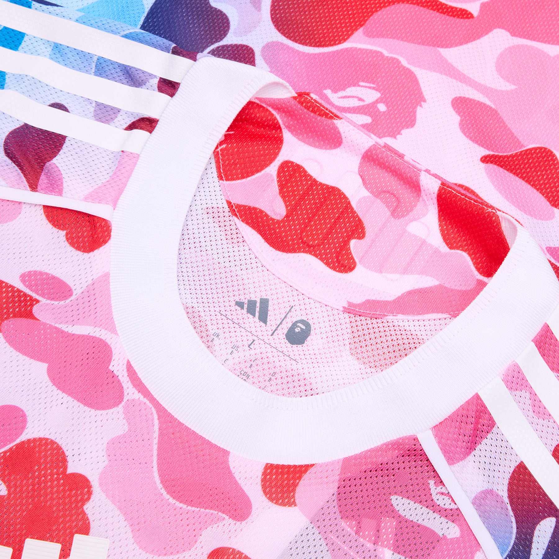 adidas BAPE Soccer Jersey (Shock Blue) – CNCPTS