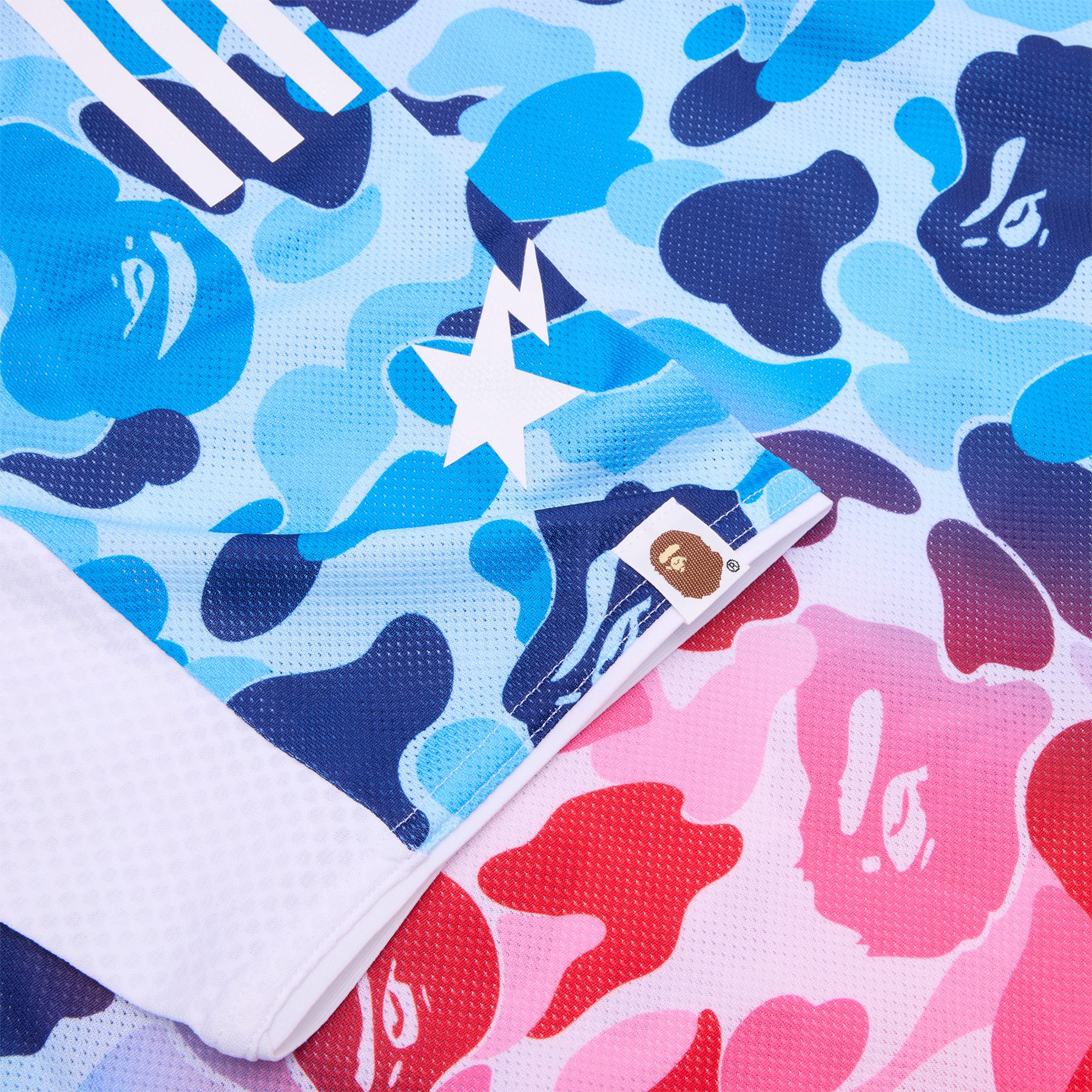 adidas BAPE Soccer Jersey (Shock Blue) – CNCPTS