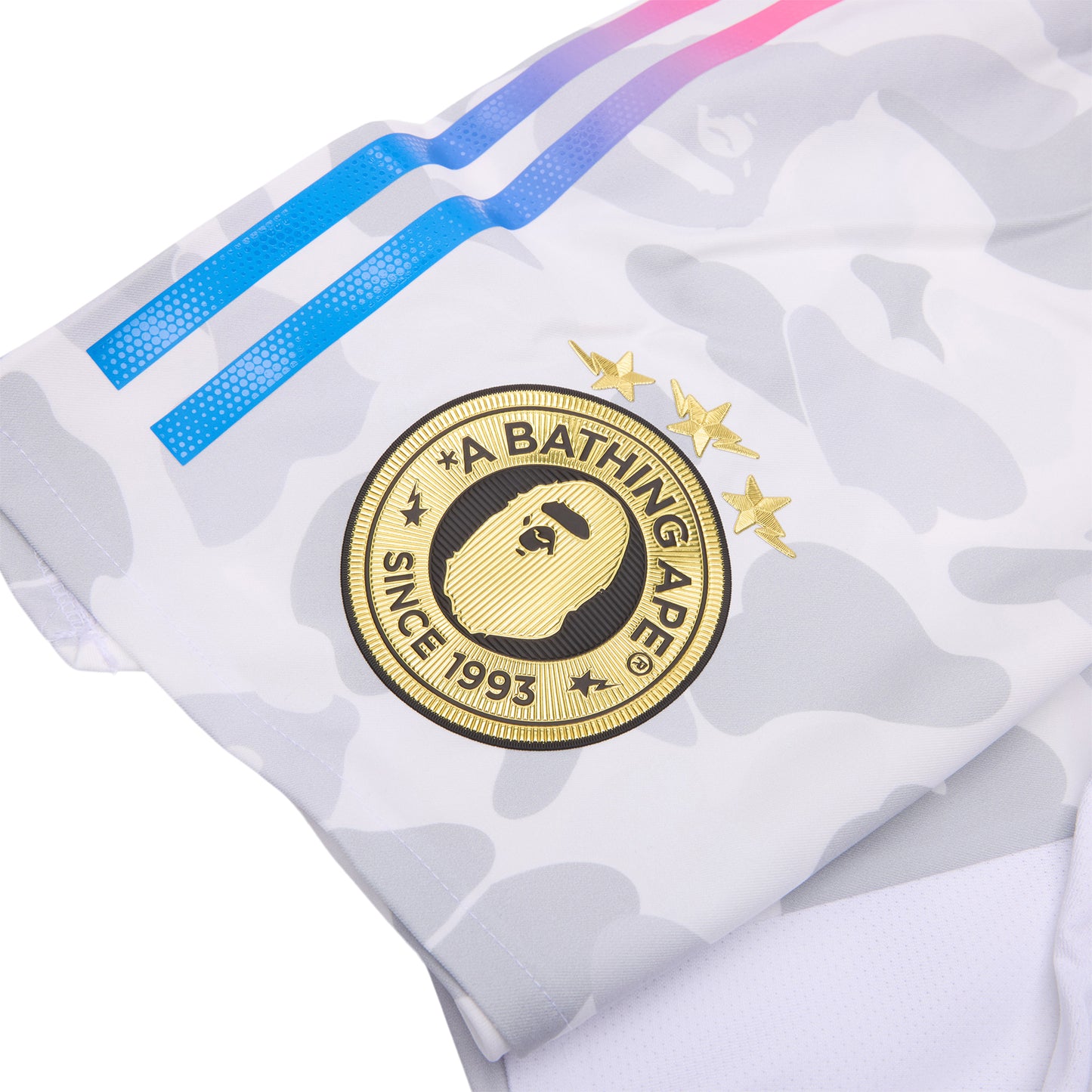adidas BAPE Soccer Shorts (White)