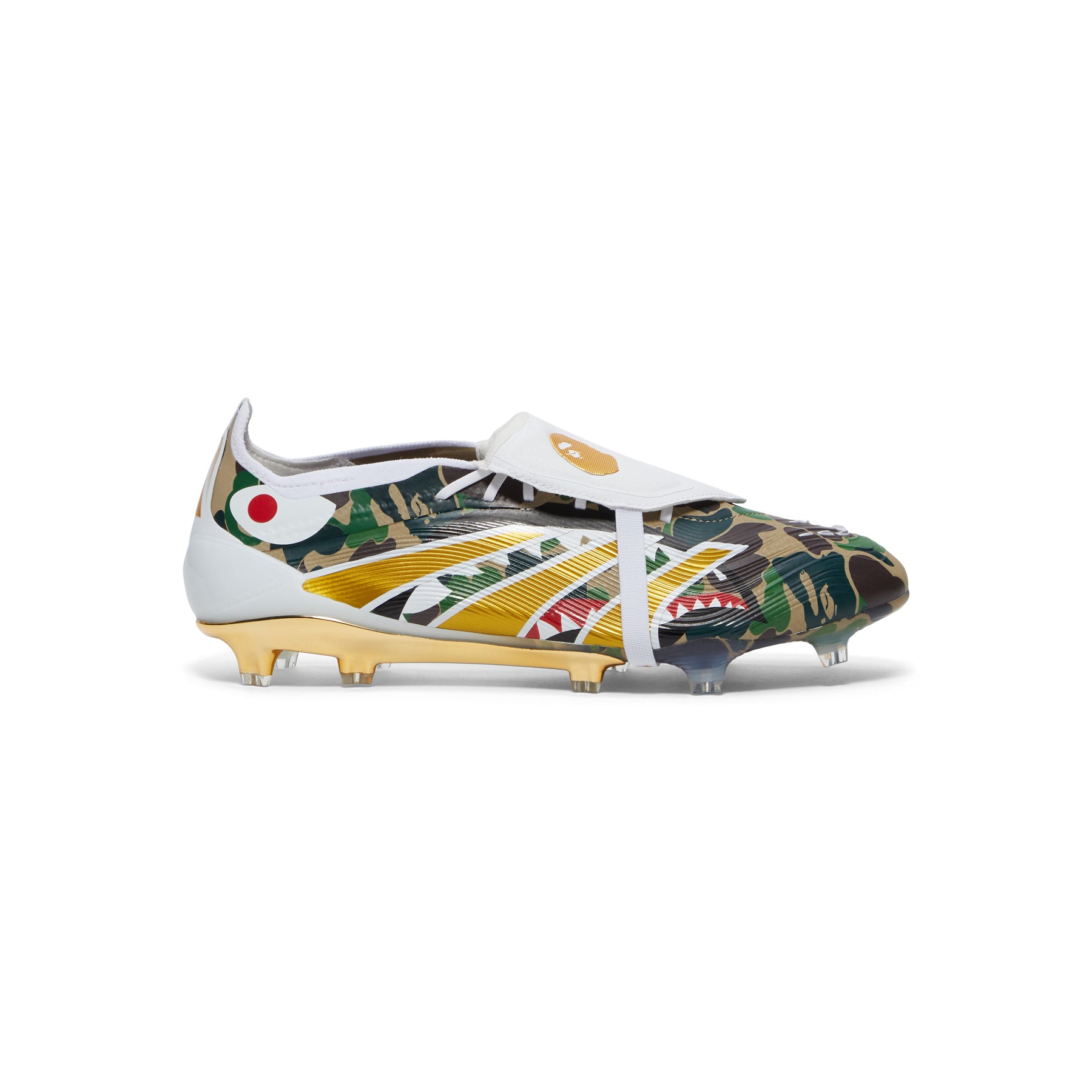 adidas x BAPE Predator Elite FT FG (Hemp/Gold Metallic/White)