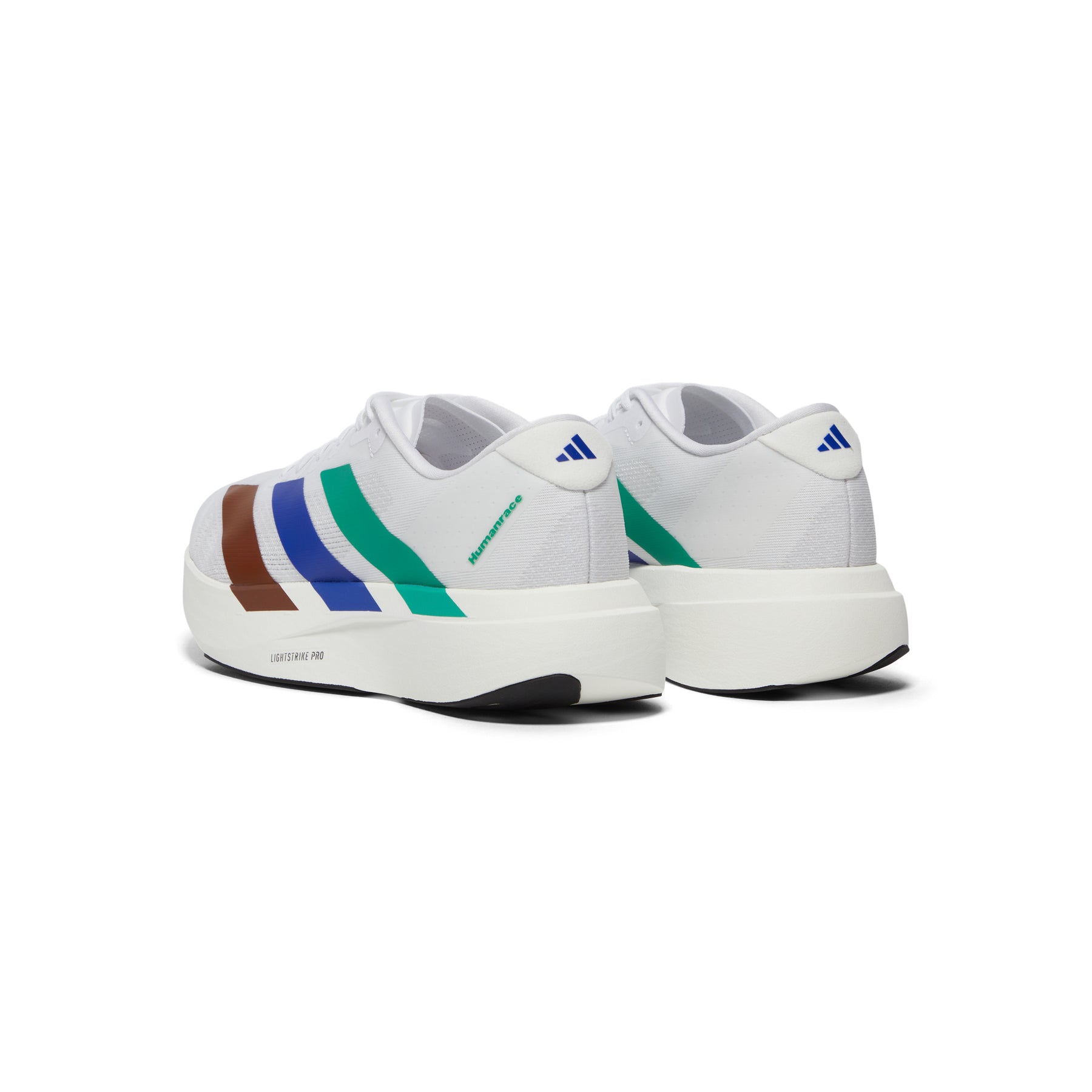 adidas Pharrell Williams adizero Evo SL (White/Semi Court Green/Semi Lucid Blue)