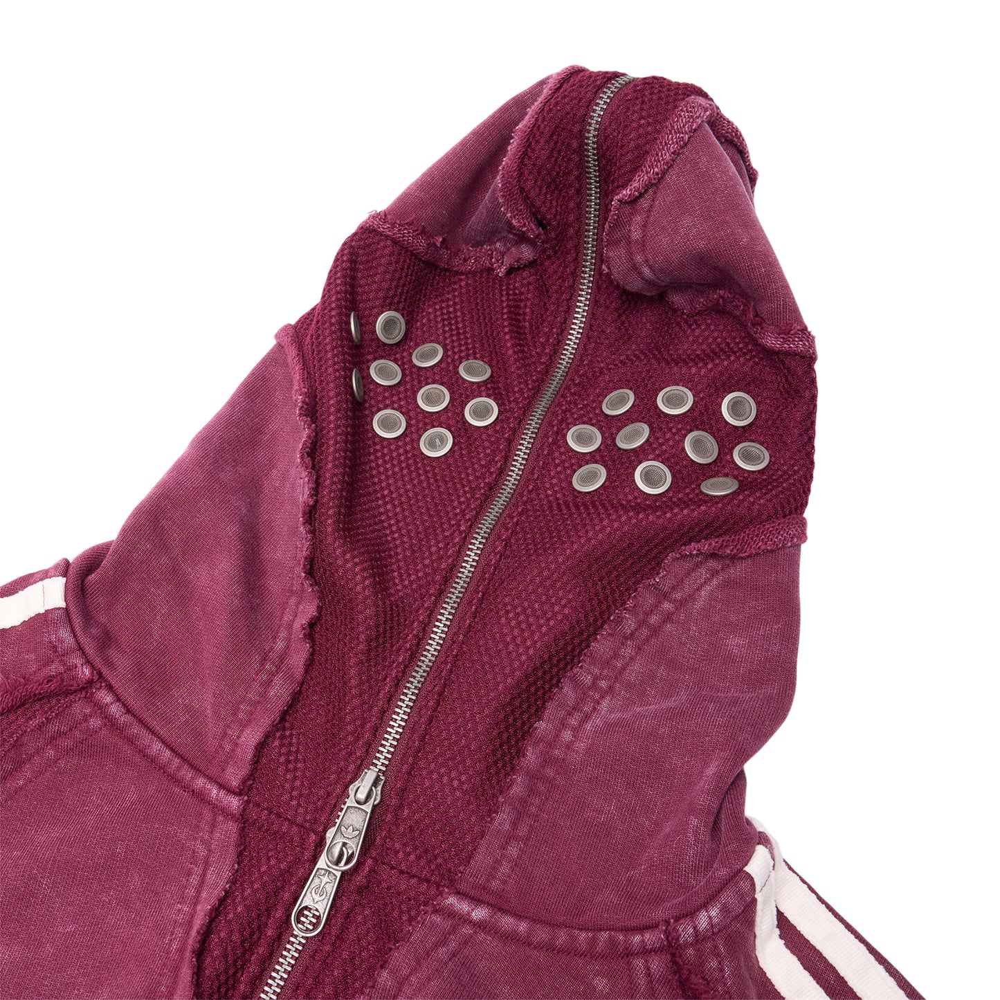 adidas x Thug Club Teamgeist Hooded Zip Up (Maroon)