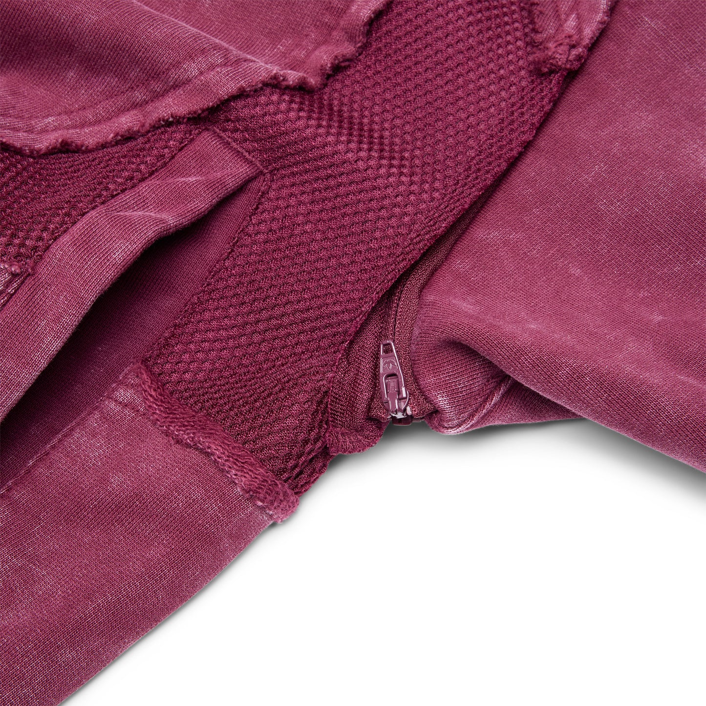 adidas x Thug Club Teamgeist Hooded Zip Up (Maroon)